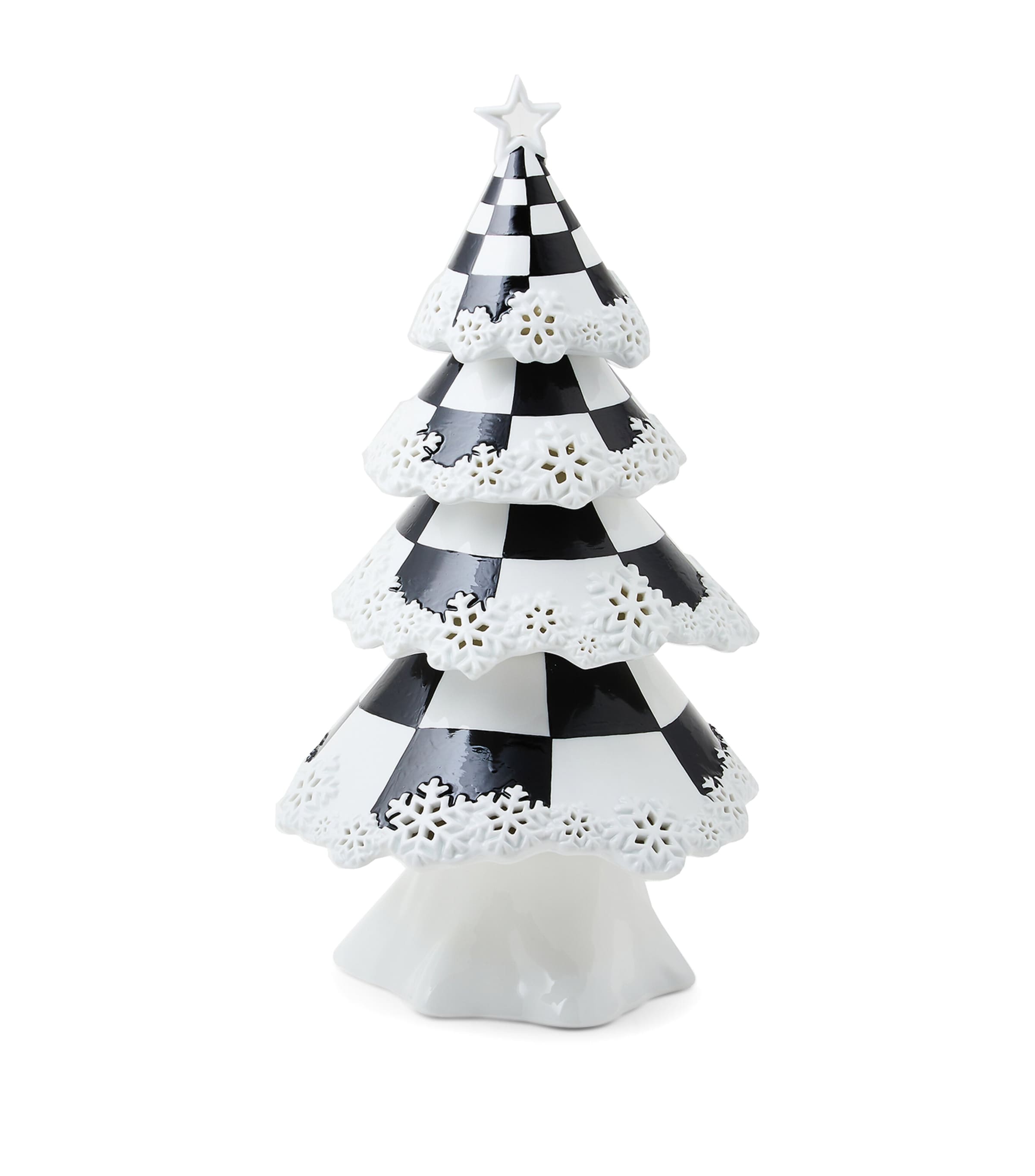 Shop Mackenzie-childs Porcelain Courtly Illuminated Tree In Black