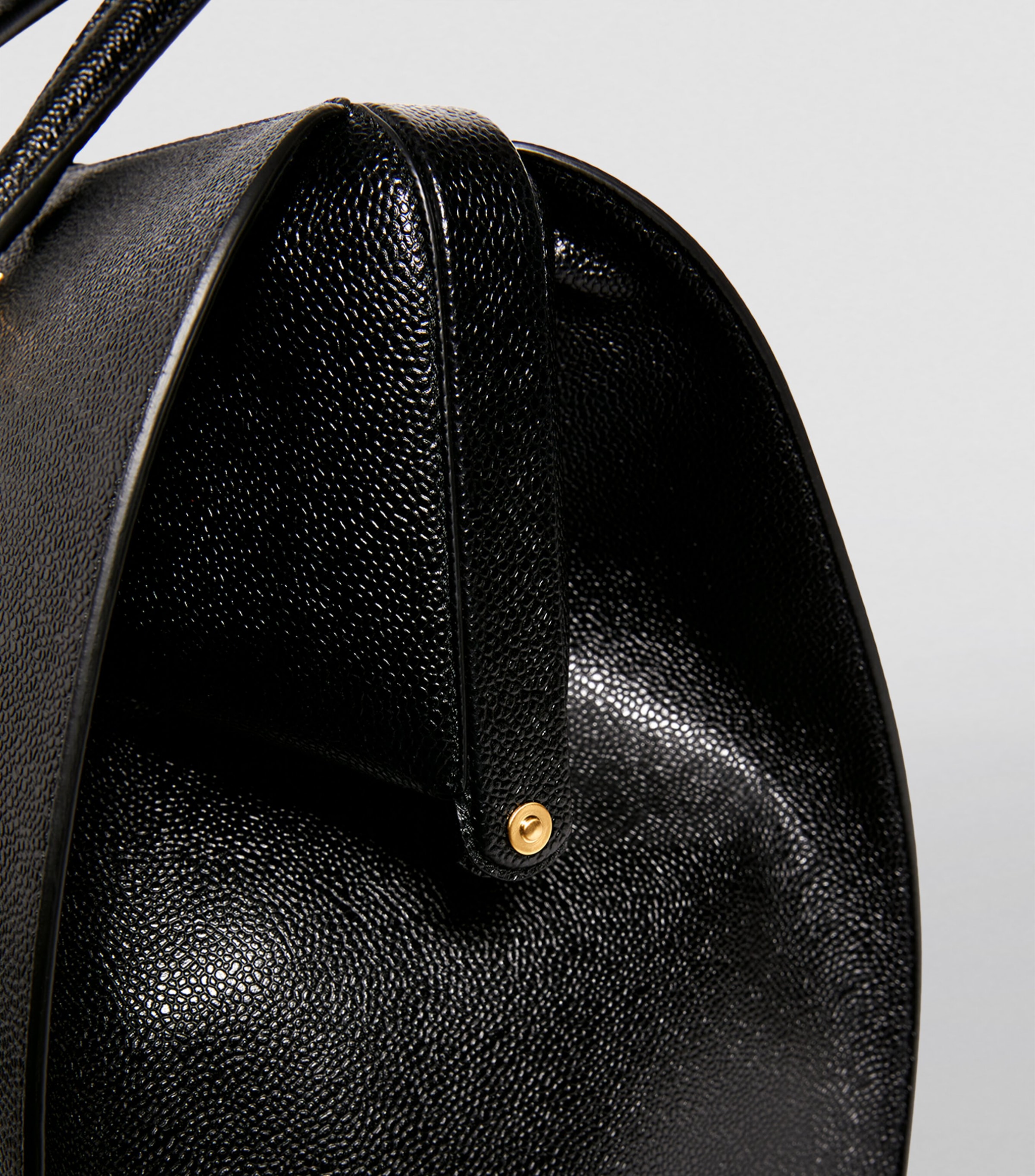 Thom Browne Black Leather Mr. Thom Weekend Bag | Harrods US