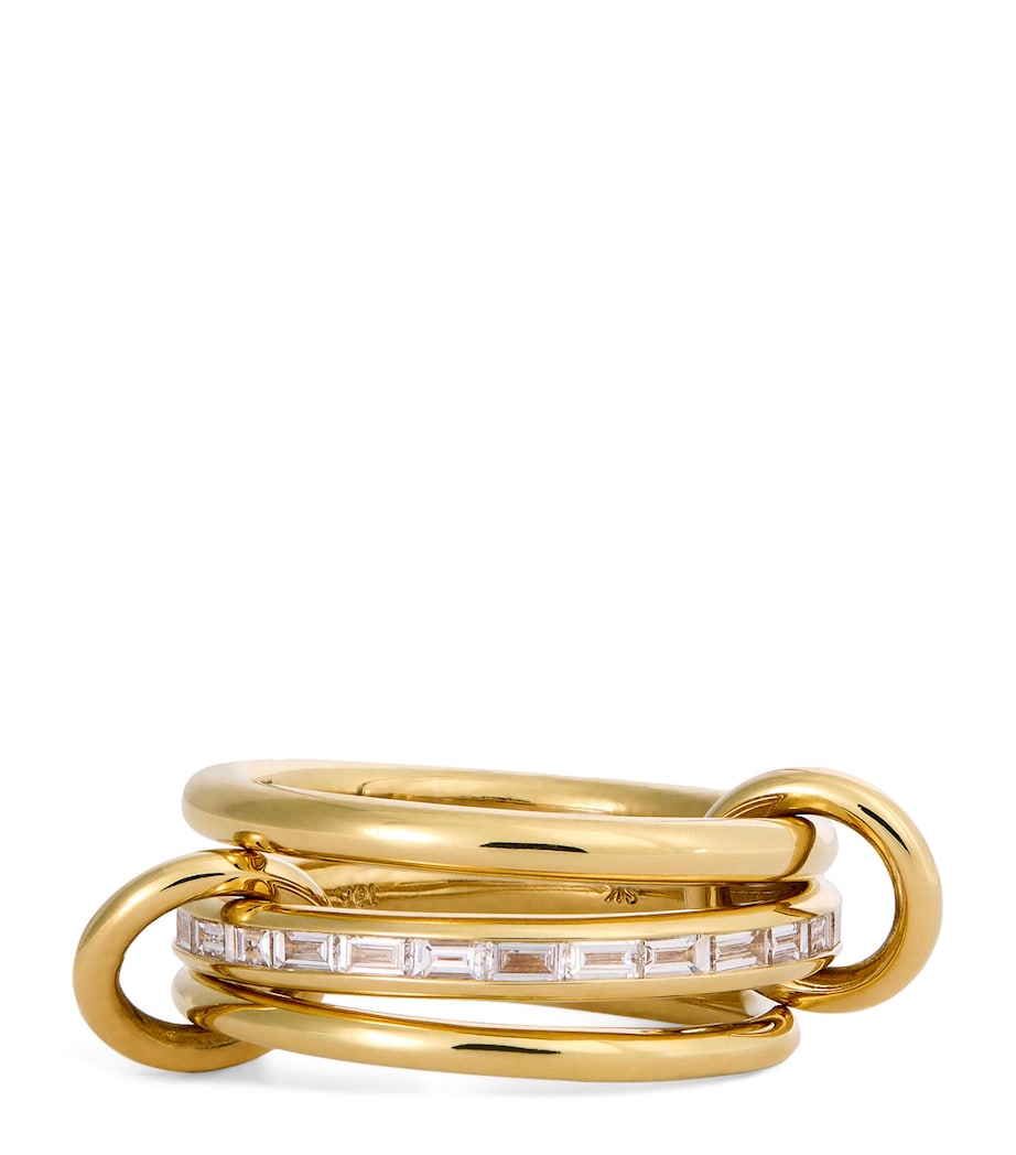 Spinelli Kilcollin Yellow Gold and Diamond Petunia Deux Ring Yellow Gold Image 1