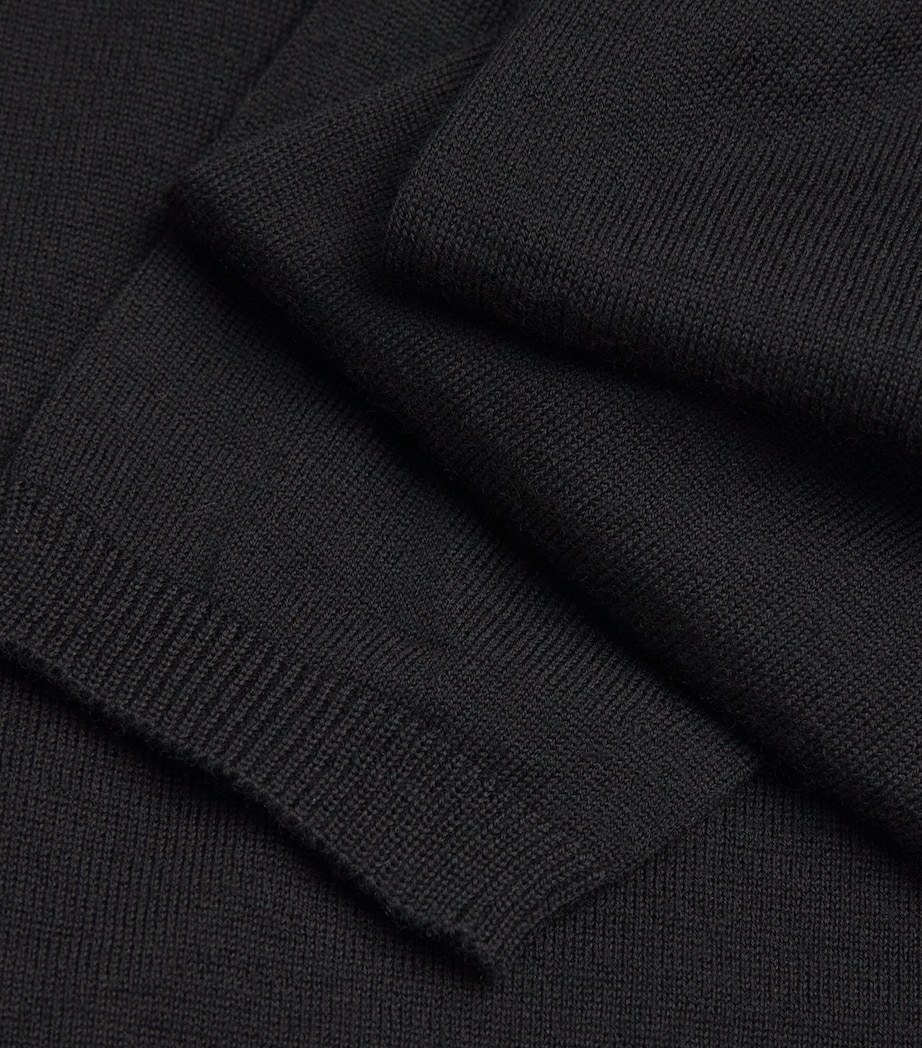 Virgin Wool Turtleneck Sweater BLACK Image 5