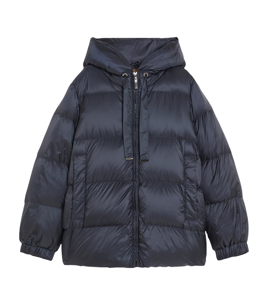 Max Mara Womens Quilted Seia Puffer Jacket Black Image 1