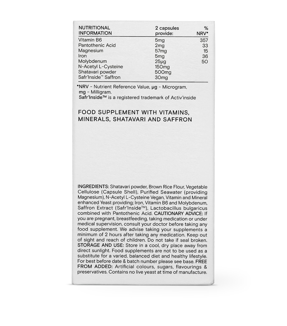 Wild Nutrition Food-Grown Perimenopause Complex (60 Capsules) Image 2