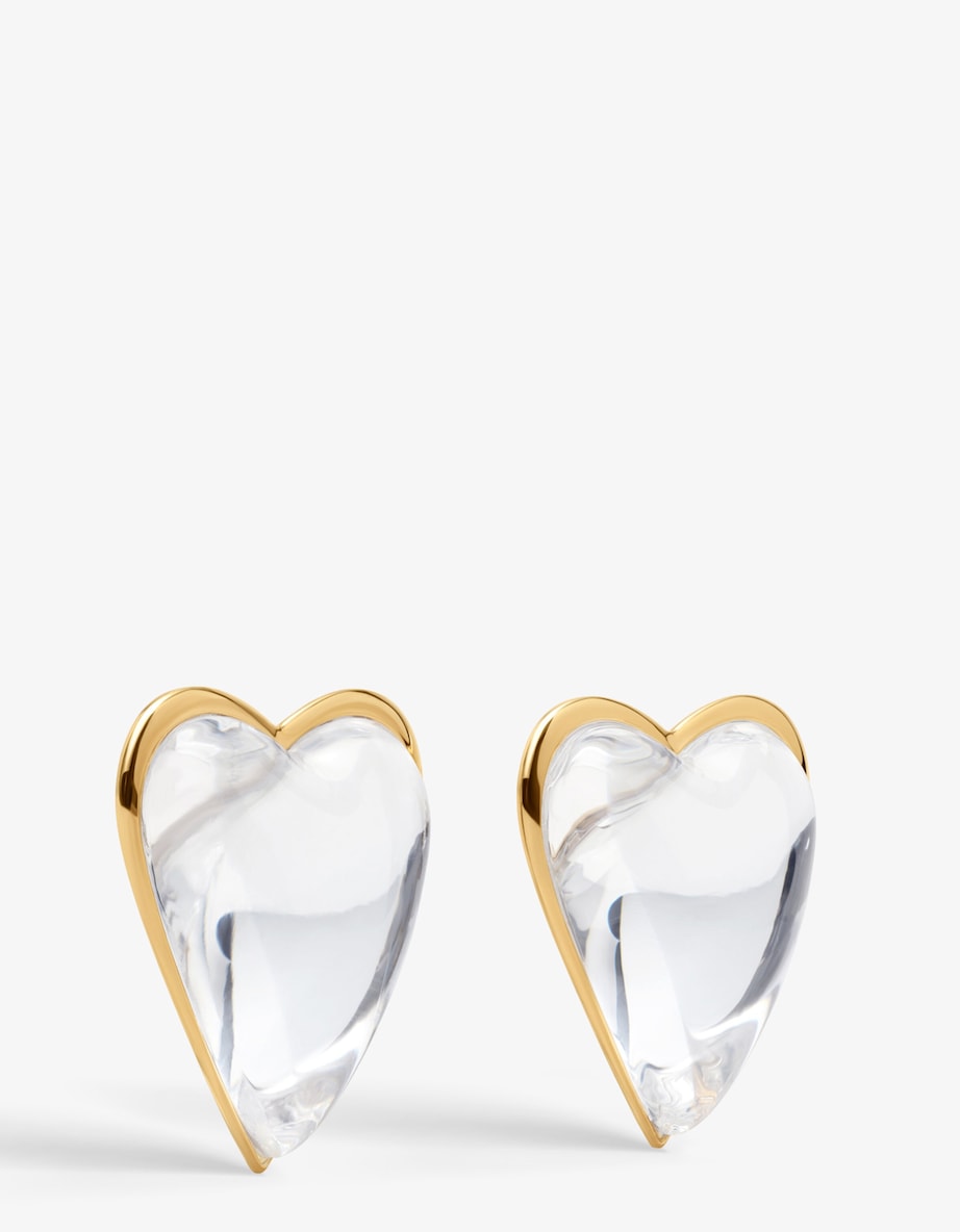 Le Coeur Bombe Earrings TRANSPARENT Image 2