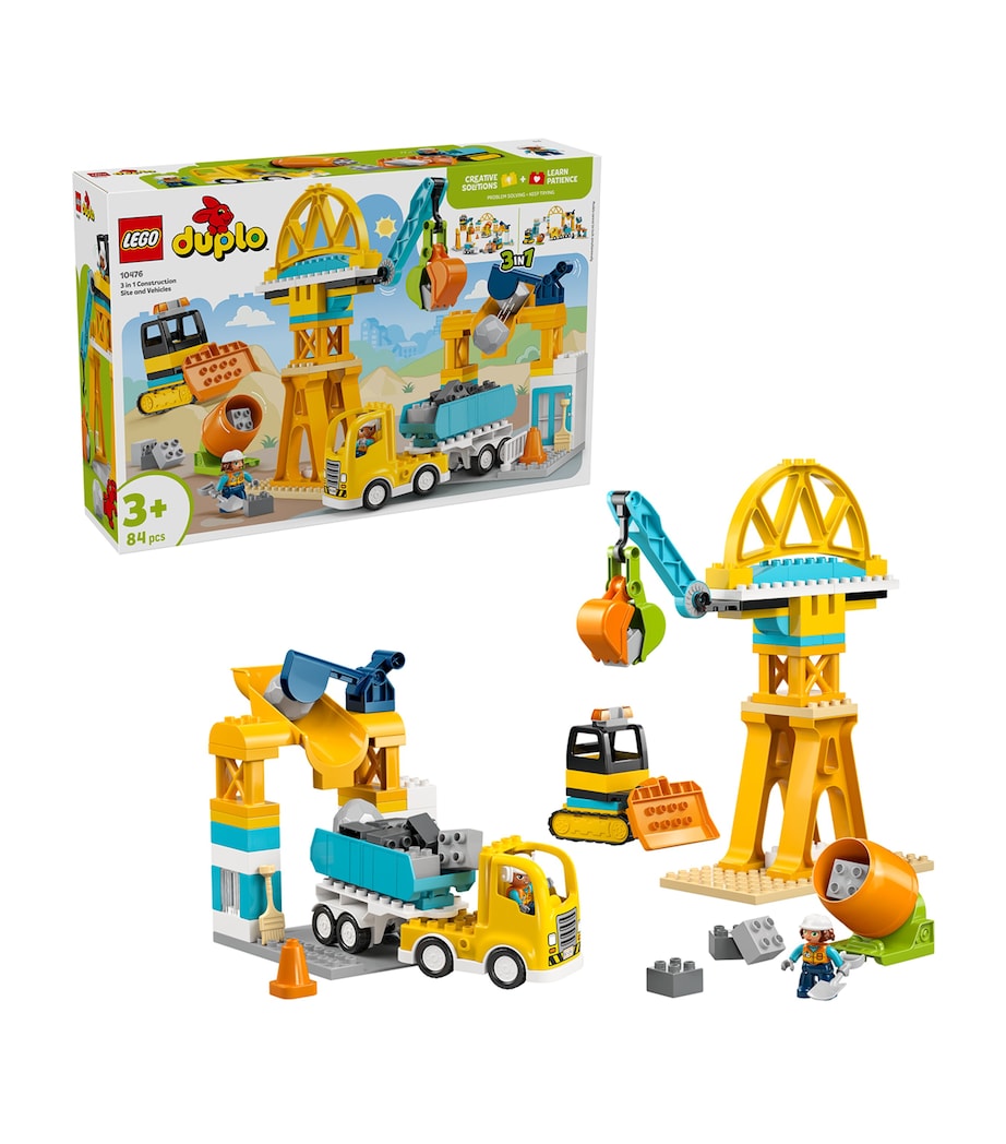 DUPLO 3-In-1 Construction Site and Vehicles 10476 MULTI Image 1