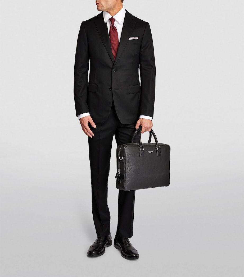 Wool 2-Piece Suit 20 BLACK Image 6