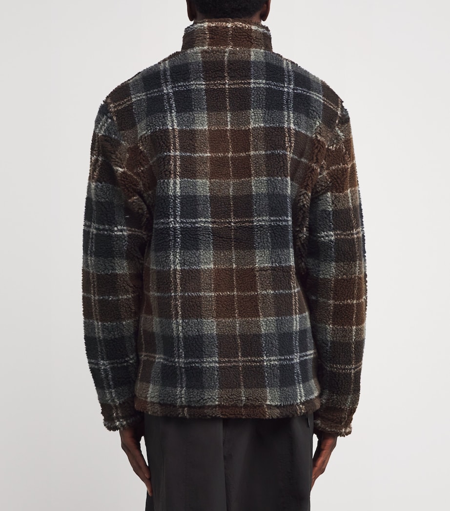 Tartan Sherpa Fleece Jacket MIDNIGHT OAK TARTAN Image 4