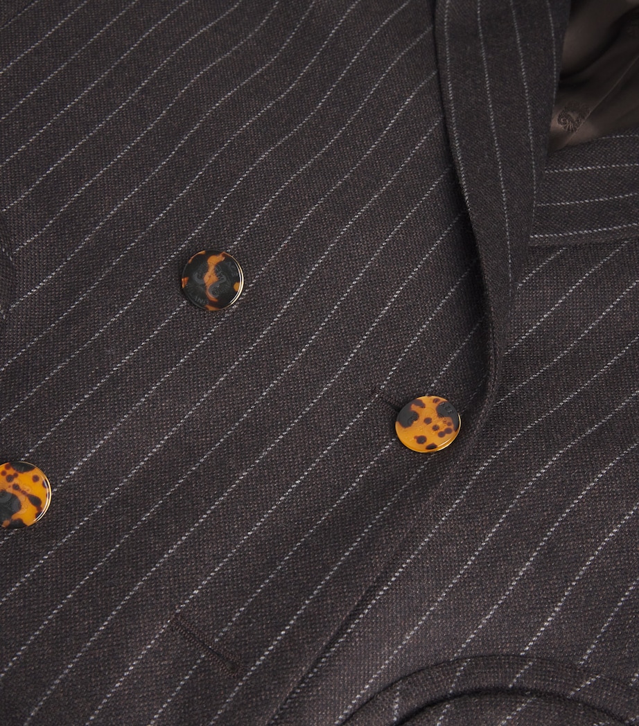 Wool-Cashmere Everynight Double-Breasted Blazer MY01 CHOCO Image 5