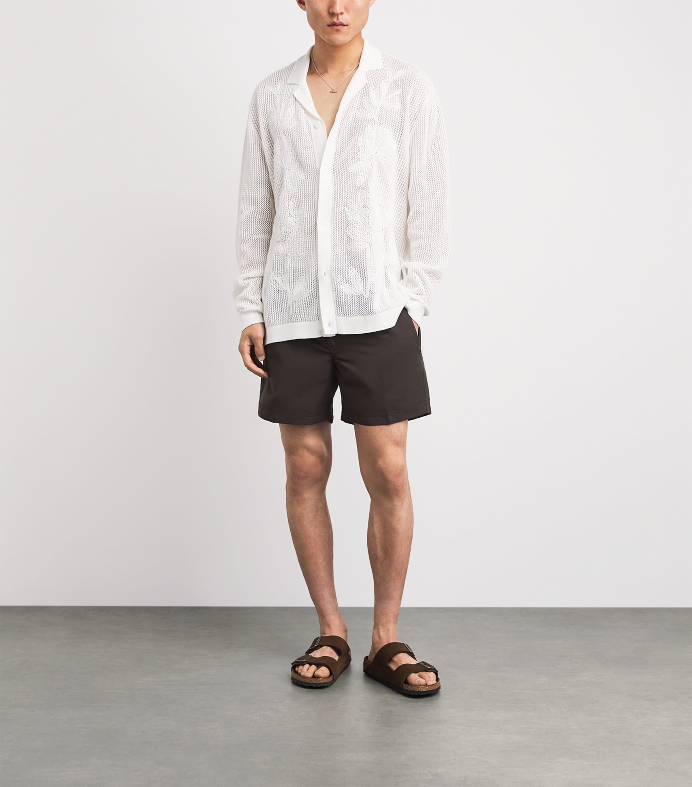 CHÉ Mens Oceano Swim Shorts Chocolate Brown Image 2