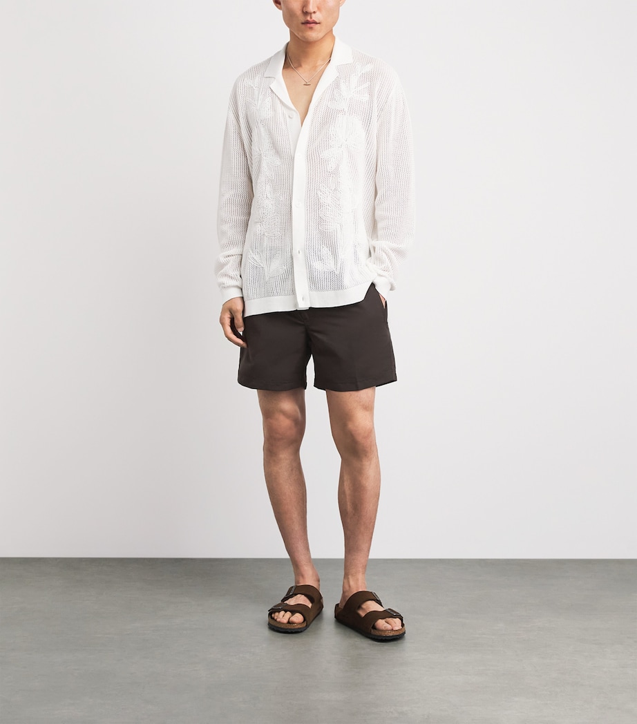 CHÉ Mens Oceano Swim Shorts Chocolate Brown Image 2