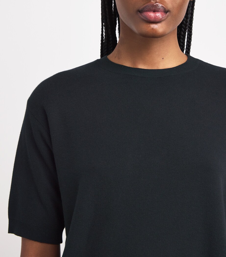 Stretch-Viscose Sweater BLACK Image 6