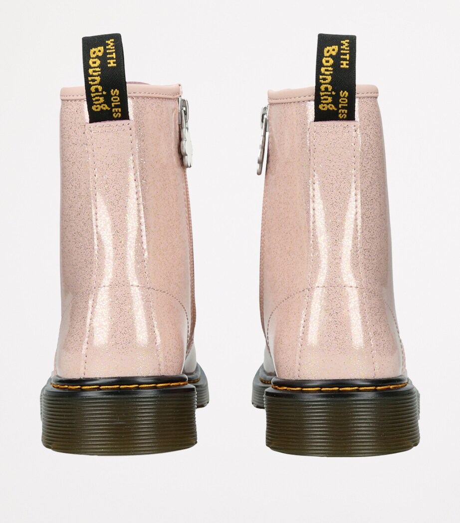Dr. Martens Glitter 1460 Lace-Up Boots Pale Pink Image 2