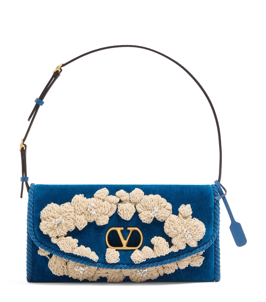 Valentino Garavani Small Beaded DeVain Shoulder Bag Dpb Image 1