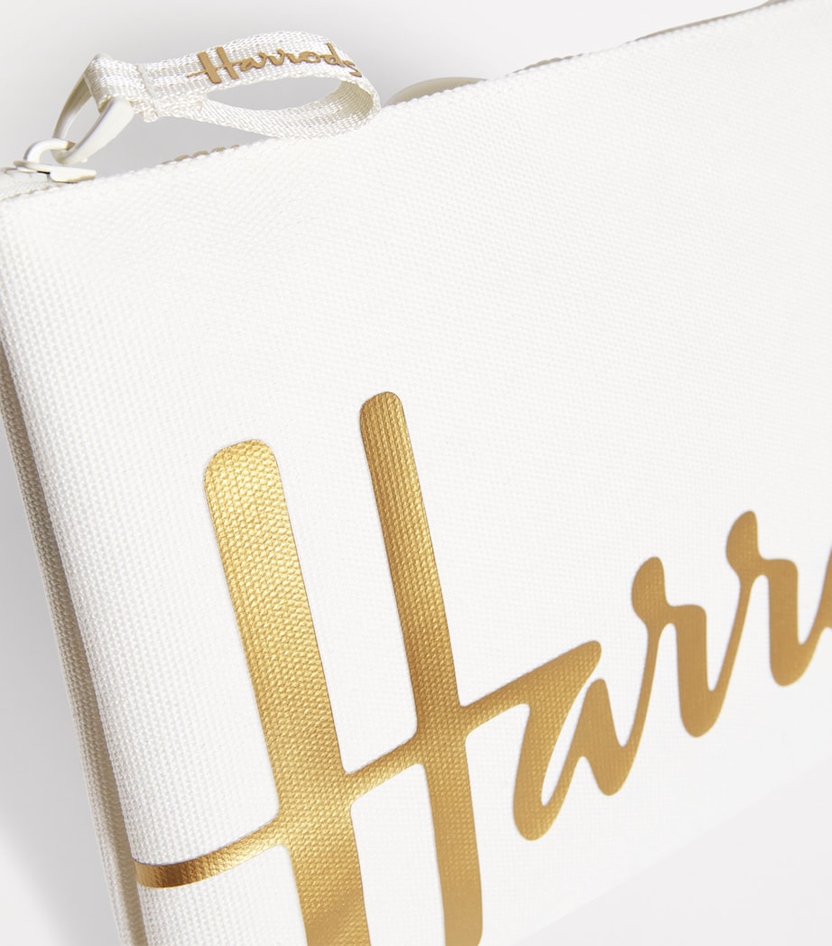 Medium Cotton Logo Pouch IVORY Image 4