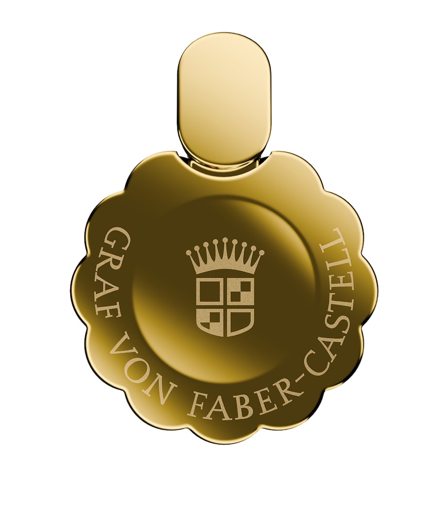 Gold-Trim Hornbeam Wood Bloom Rollerball Pen GOLD Image 6