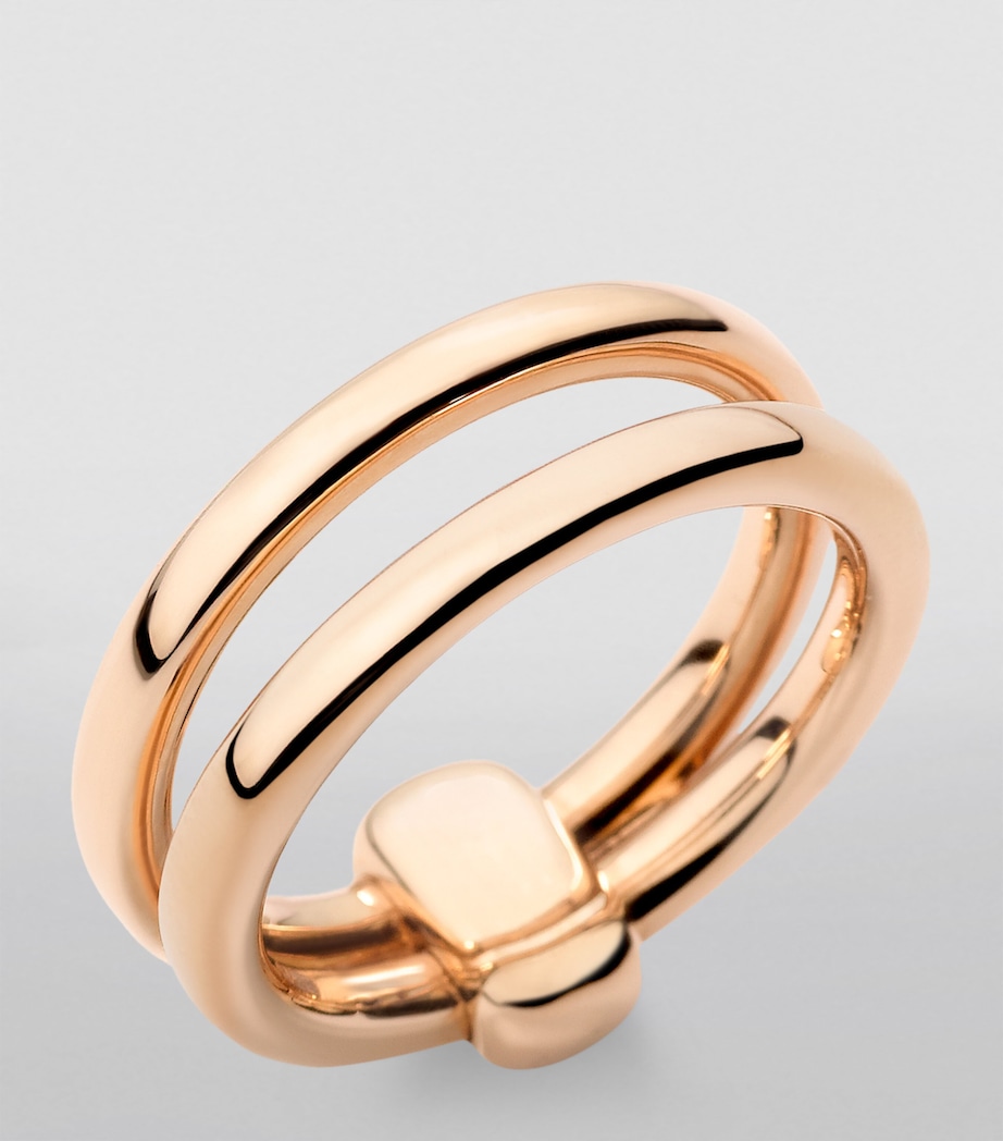 Rose Gold and Diamond Pomellato Together Ring DB000 Image 5
