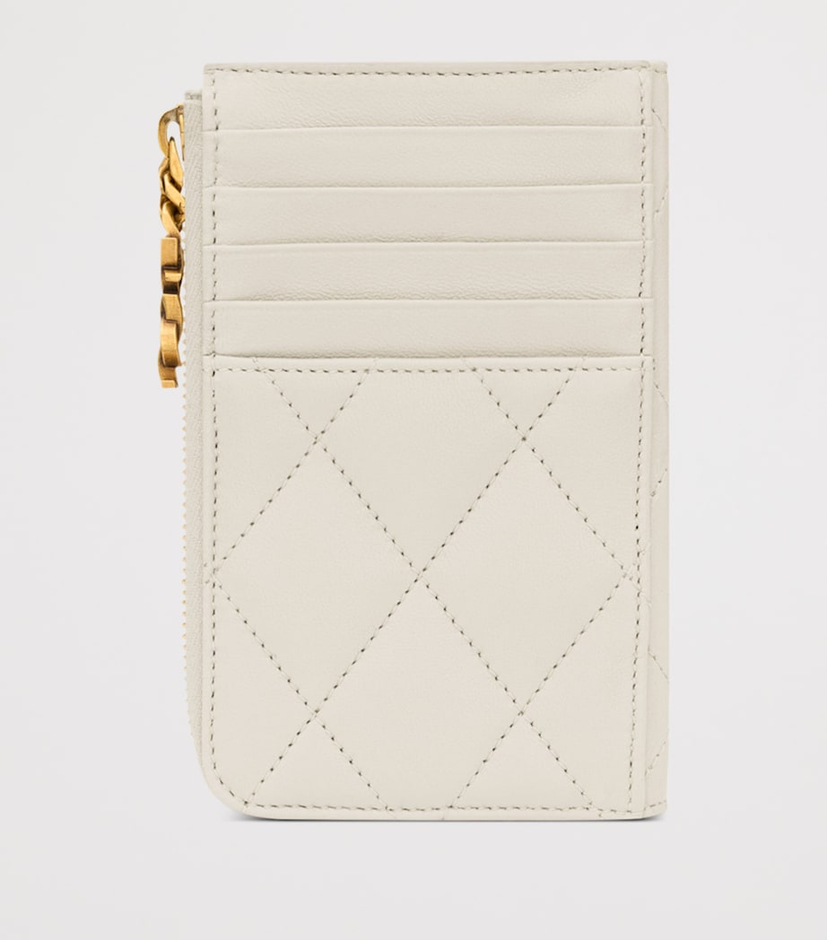 Matelassé Zip-Up Card Holder 9207 Image 2