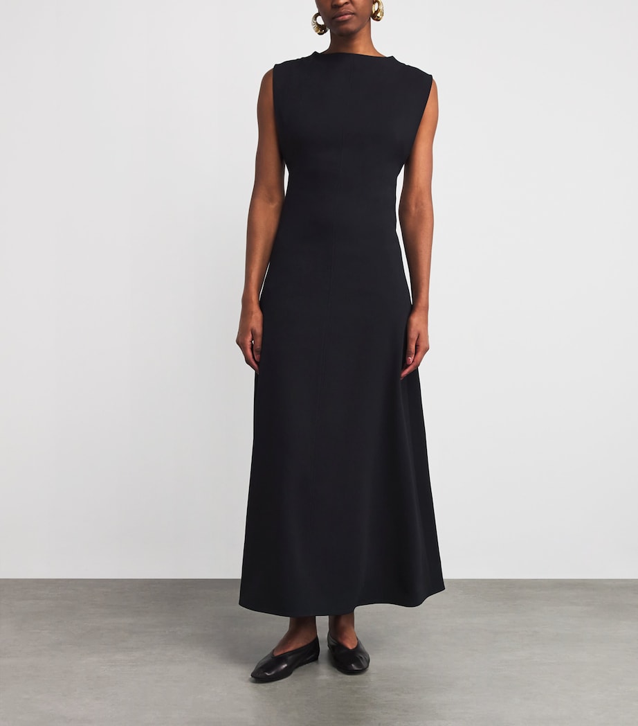 Neva Comfort Cady Maxi Dress BLACK Image 4