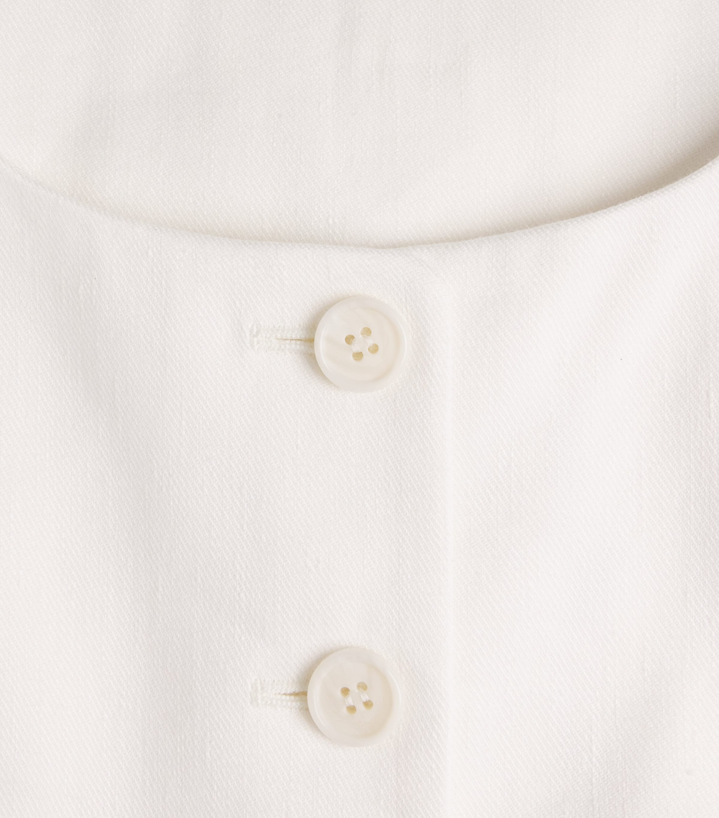 Theory Womens Linen-Blend Mini Dress Ivory Image 6