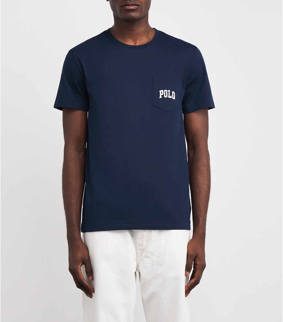 Polo Bear Slim T-Shirt NAVY Image 3