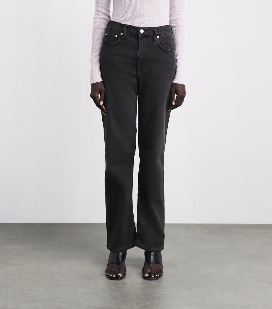 Citizens of Humanity Womens Palma Straight Jeans Nebulae Image 4