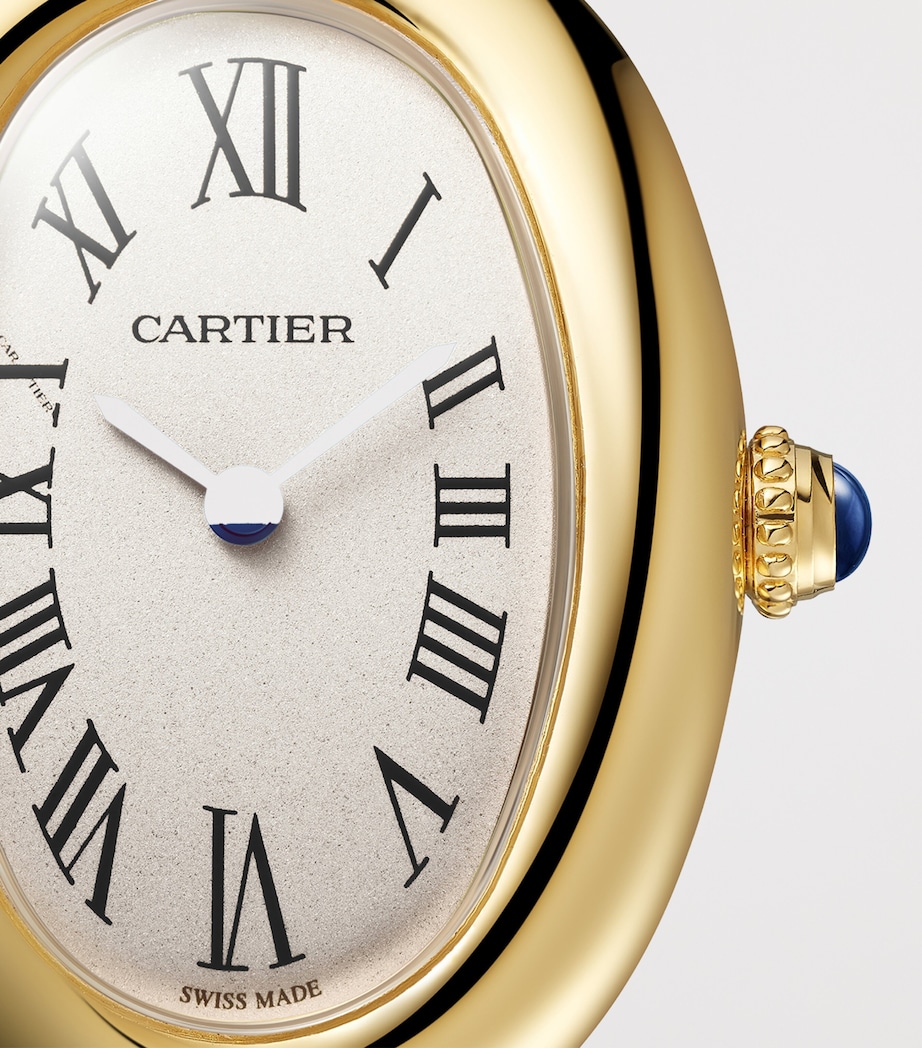 Small Yellow Gold Baignoire de Cartier Watch 23.1mm (Size 17) YELLOW GOLD Image 4