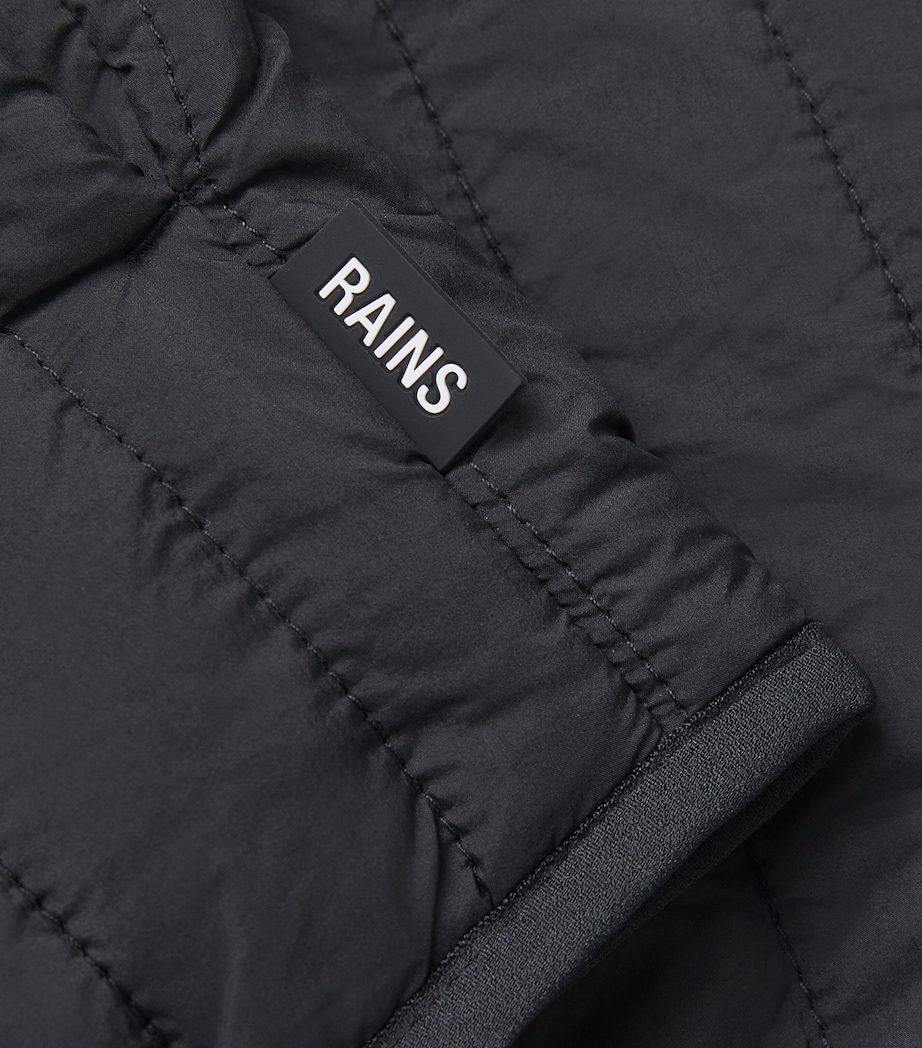 Quilted Banja Liner Jacket 01 BLACK Image 5