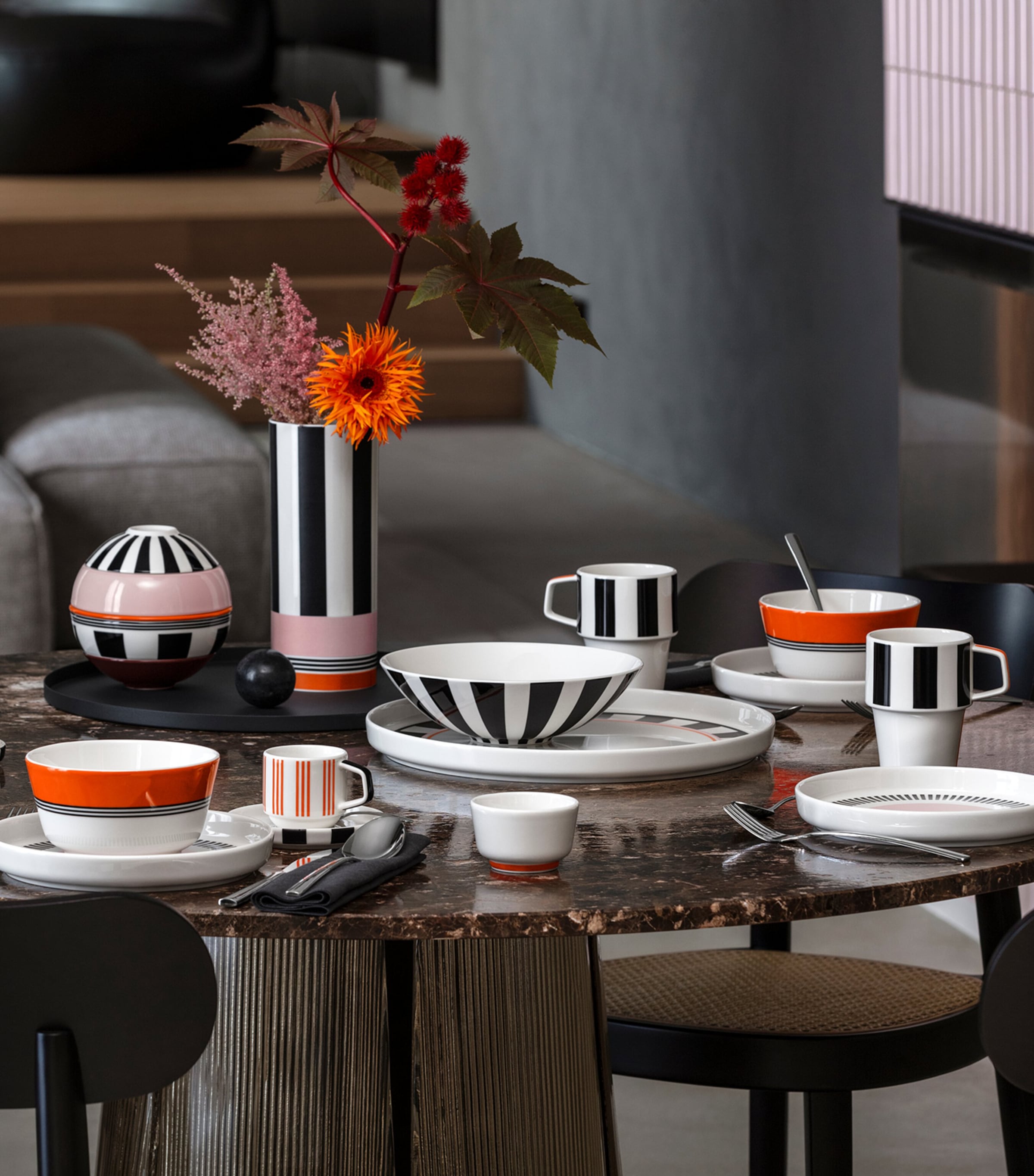 Porcelain Memphis Mug (320ml) WHITE Image 3