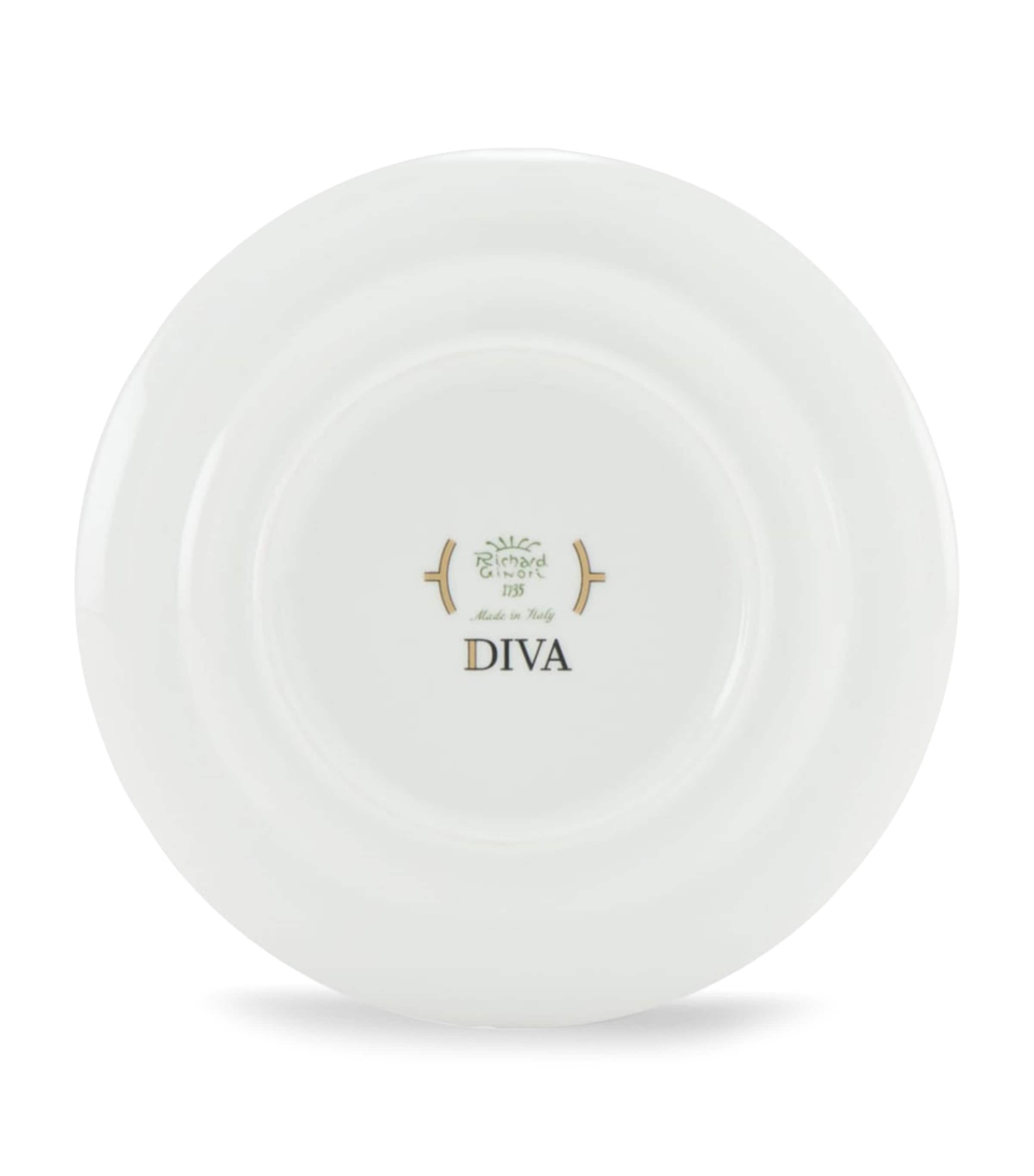 GINORI 1735 Porcelain Colonna Diva Giallo Dessert Plate (20cm) Image 3