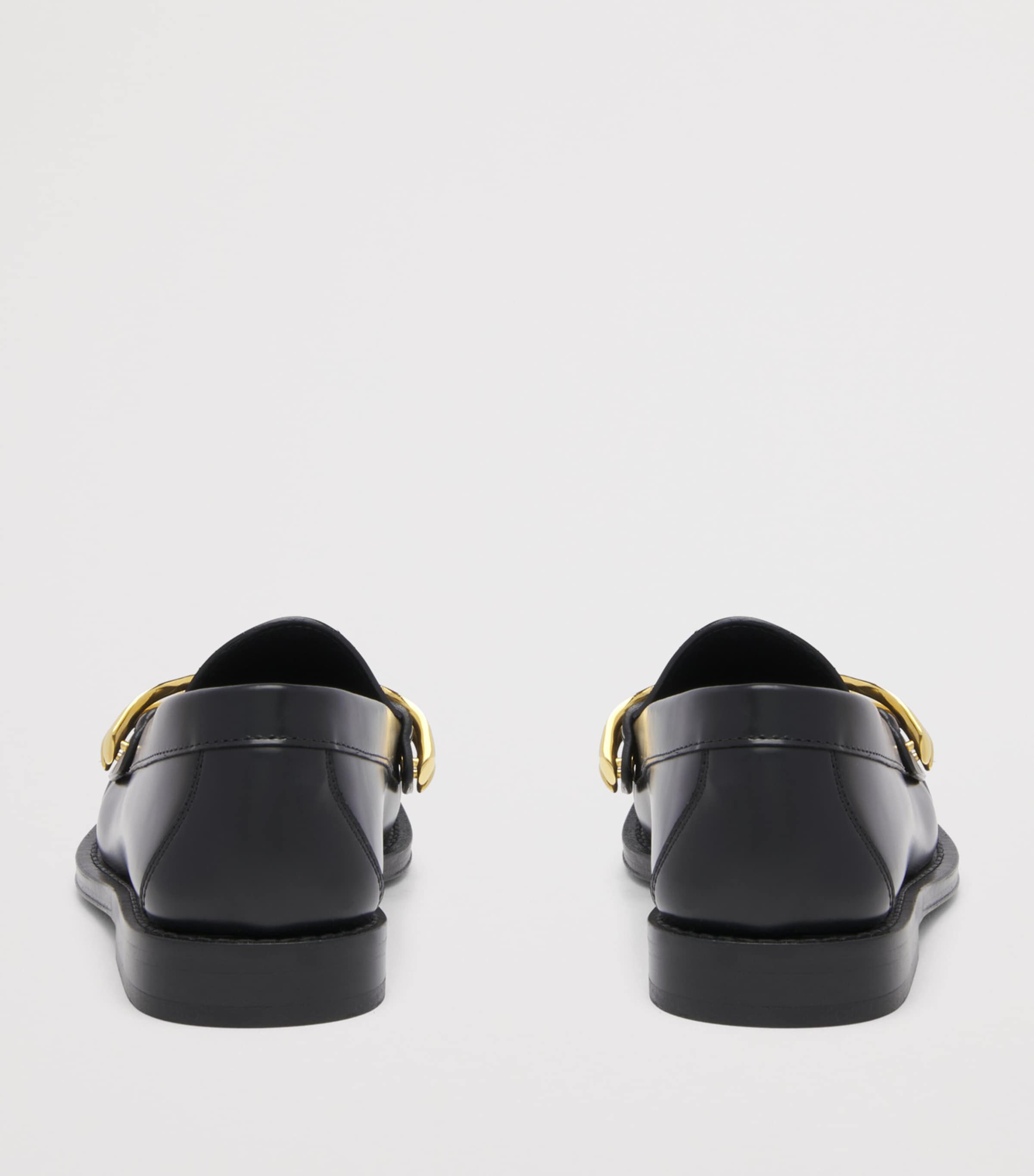McQueen Leather Wishbone Loafers Image 4