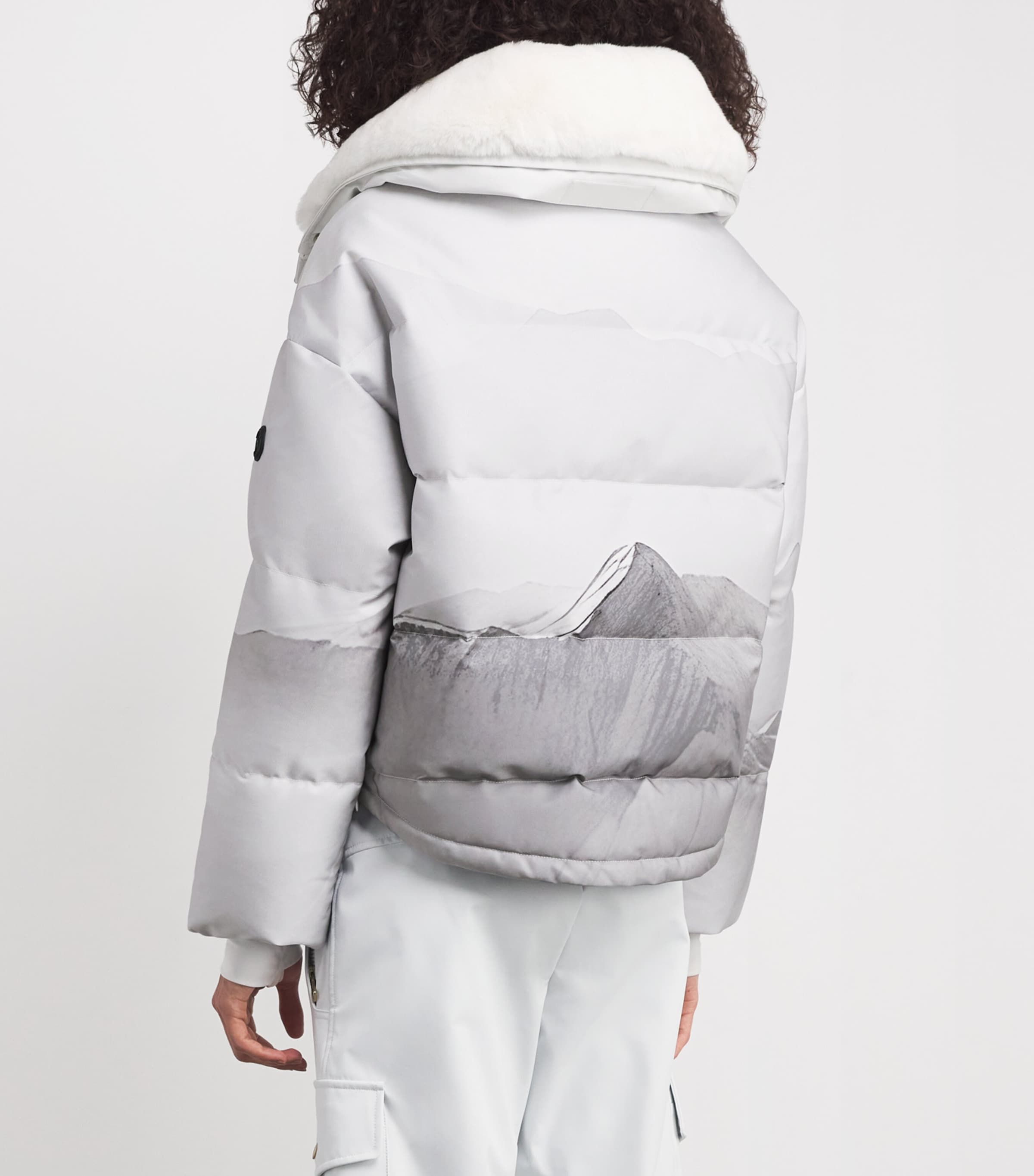 Down-Fur Technical Ski Jacket B3202 Image 4