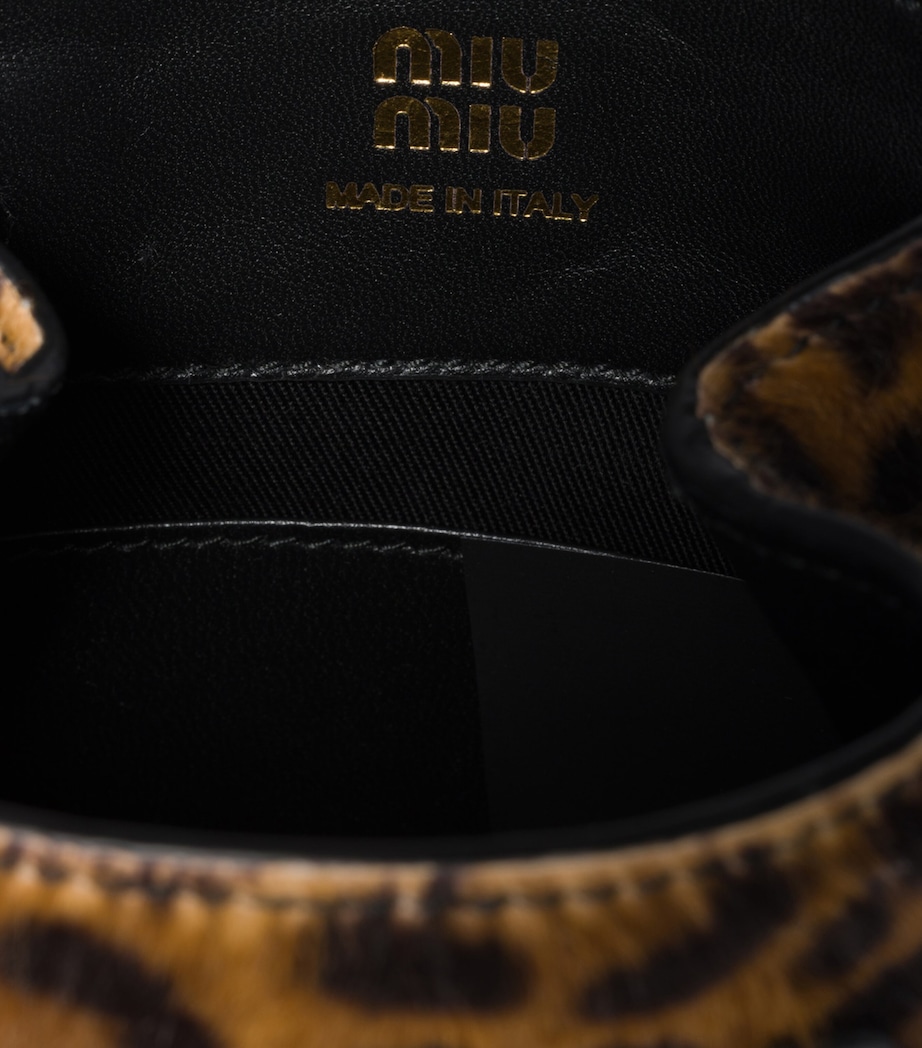 Calf Hair Logo Pouch F0151 Image 4