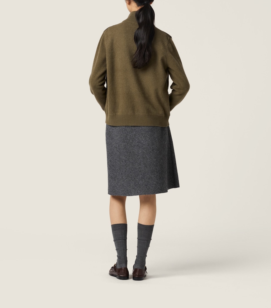 Cashmere Down-Filled Jacket F0393 Image 3