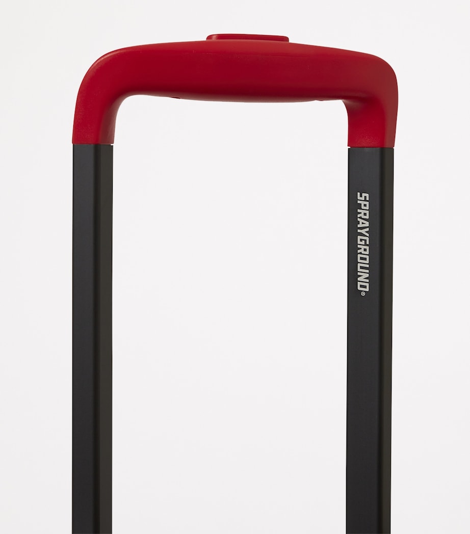 Peeking Character Check Cabin Suitcase (42L) BROWN Image 5