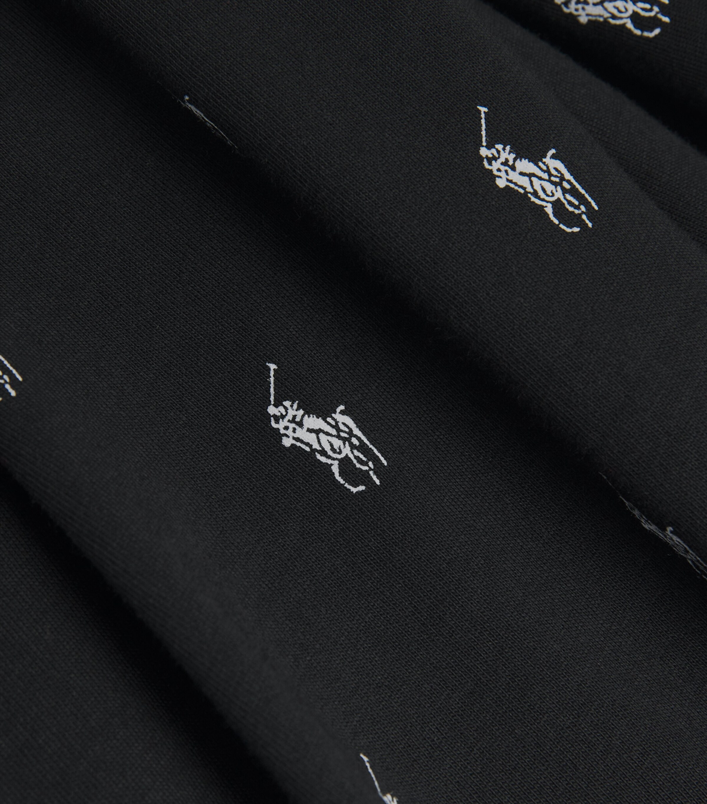 Cotton Polo Pony Pyjama Bottoms POLO BLACK AOPP Image 5