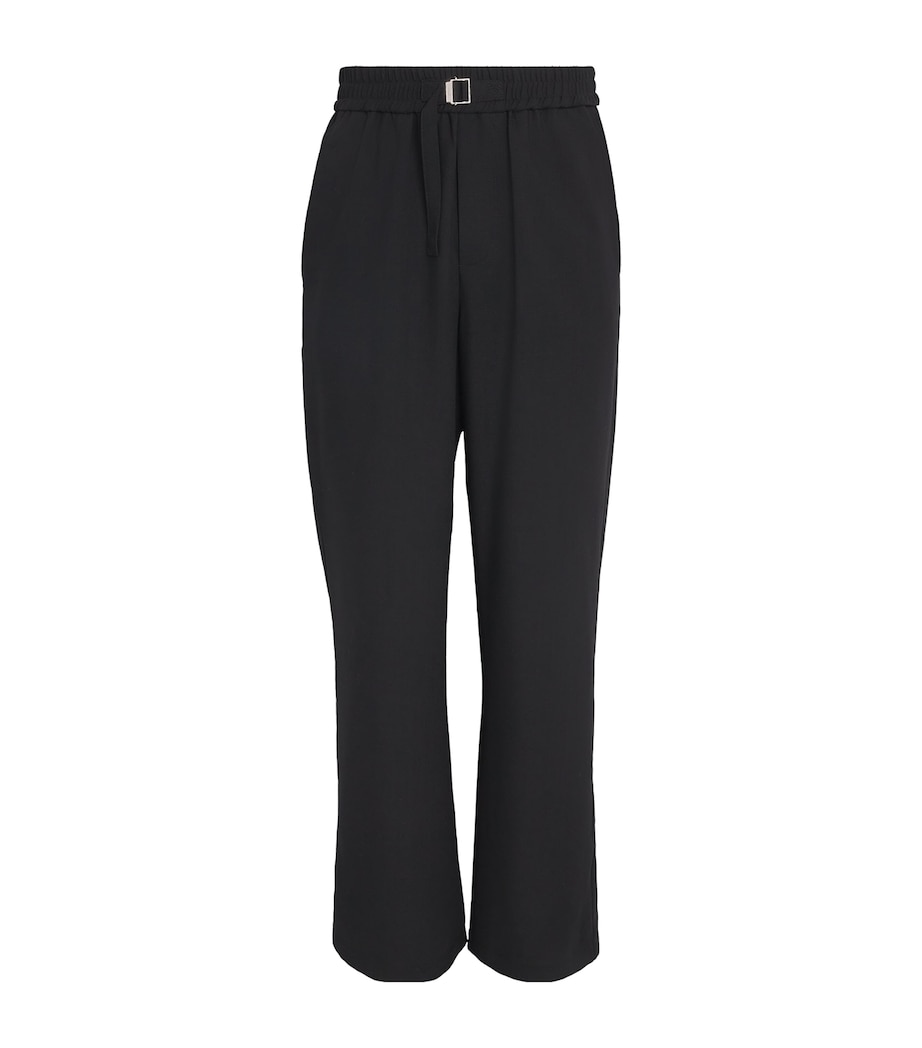Wool Elasticated Trousers NOIR/001 Image 1