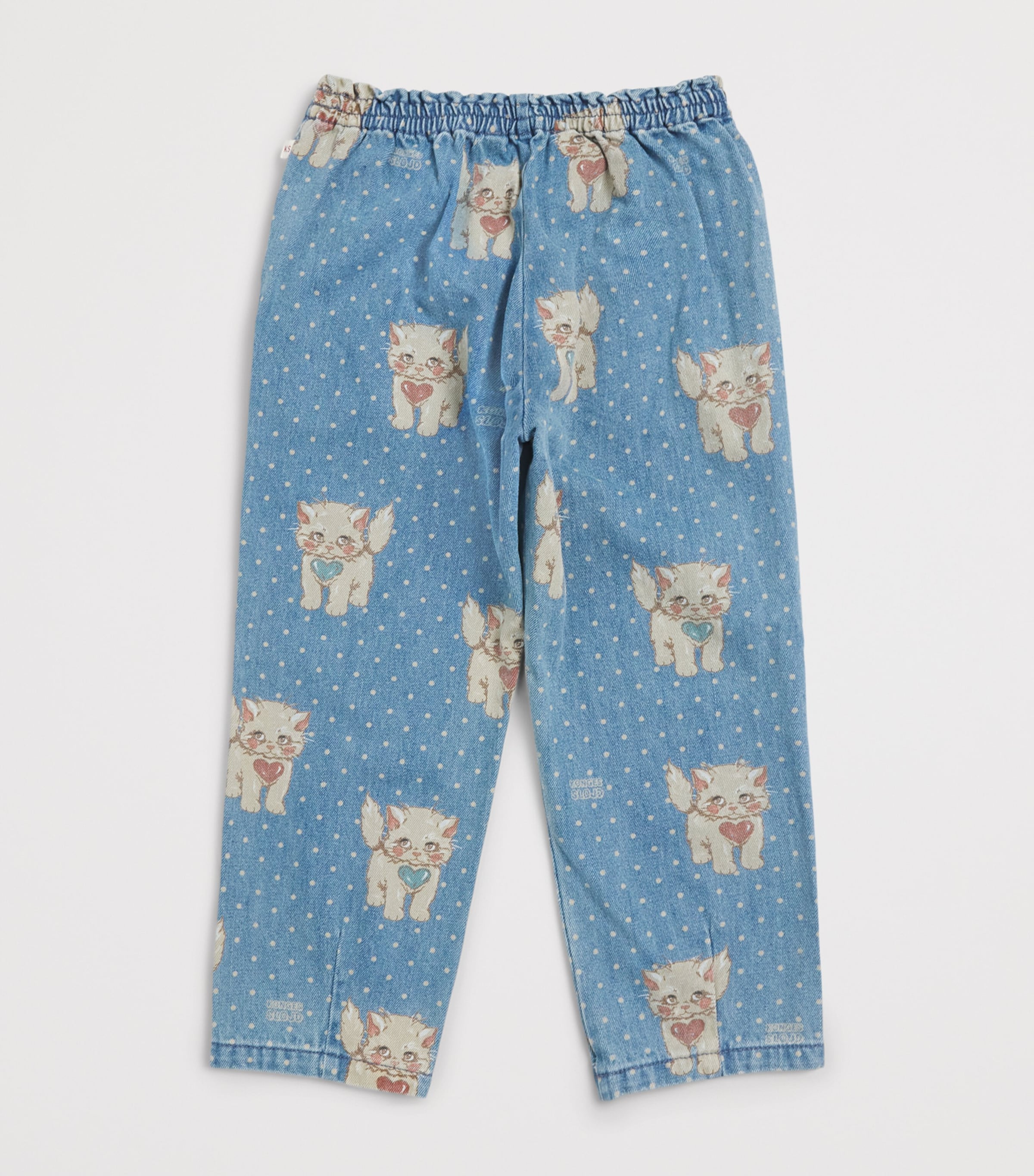 KONGES SLOJD Denim Magot Frill Trousers (9 Months-10 Years) Miao Image 2