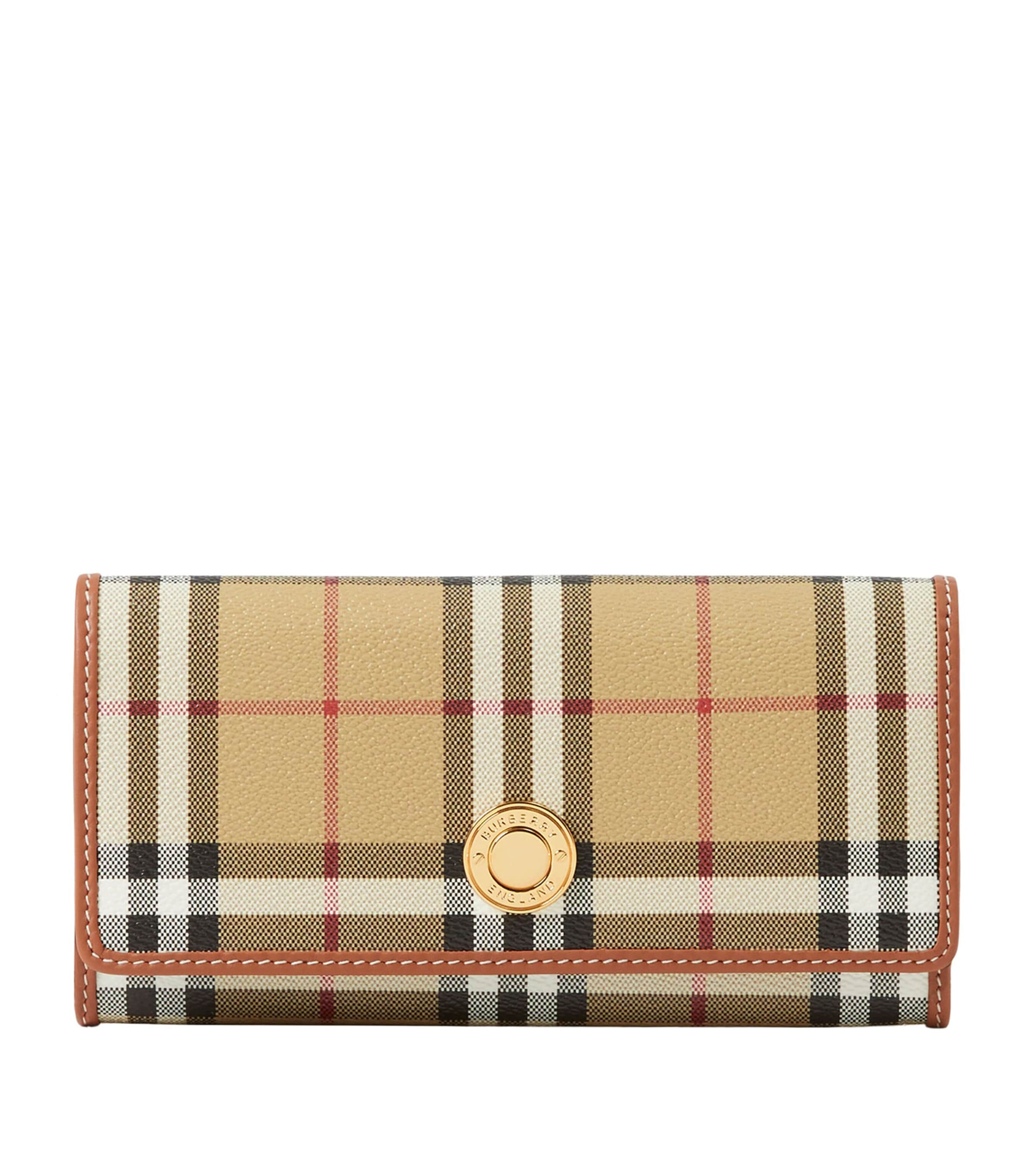 Check Continental Wallet ARCHIVE BEIGE Image 1