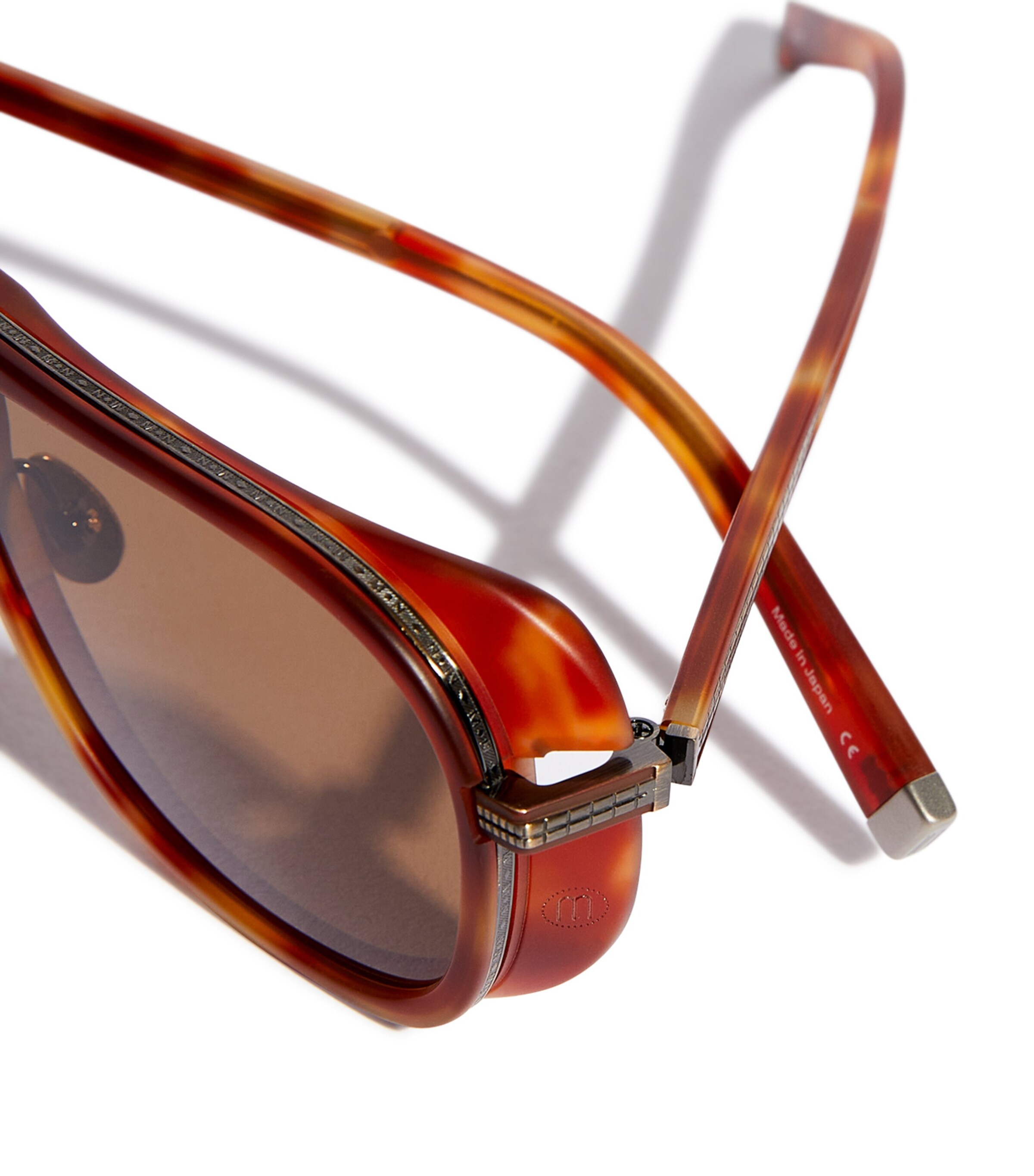 Matsuda Gradient Lens Aviator Sunglasses Antique Gold Mte Dmi Image 6