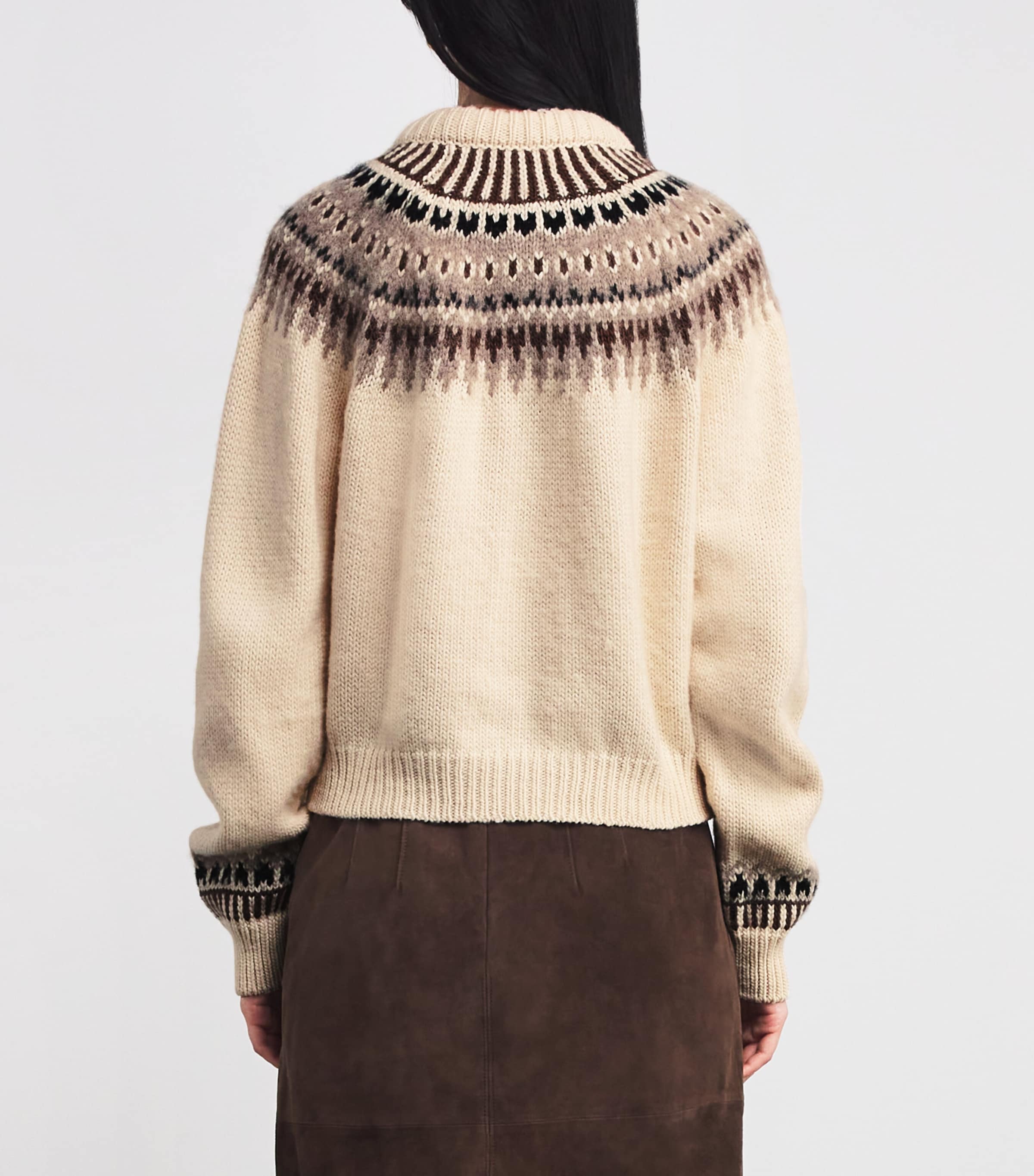 Wool-Blend Clarke Cardigan OTML OLYMPIA FR ISLE Image 4