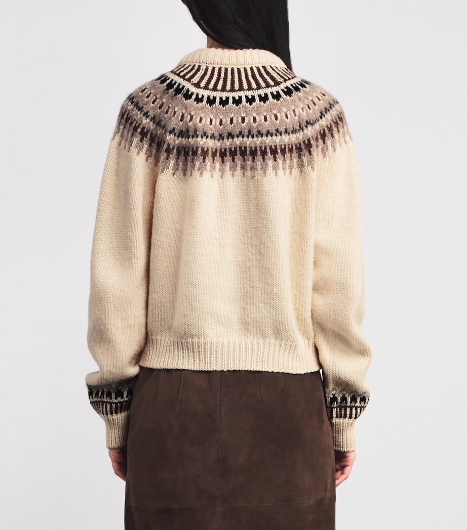 Wool-Blend Clarke Cardigan OTML OLYMPIA FR ISLE Image 4