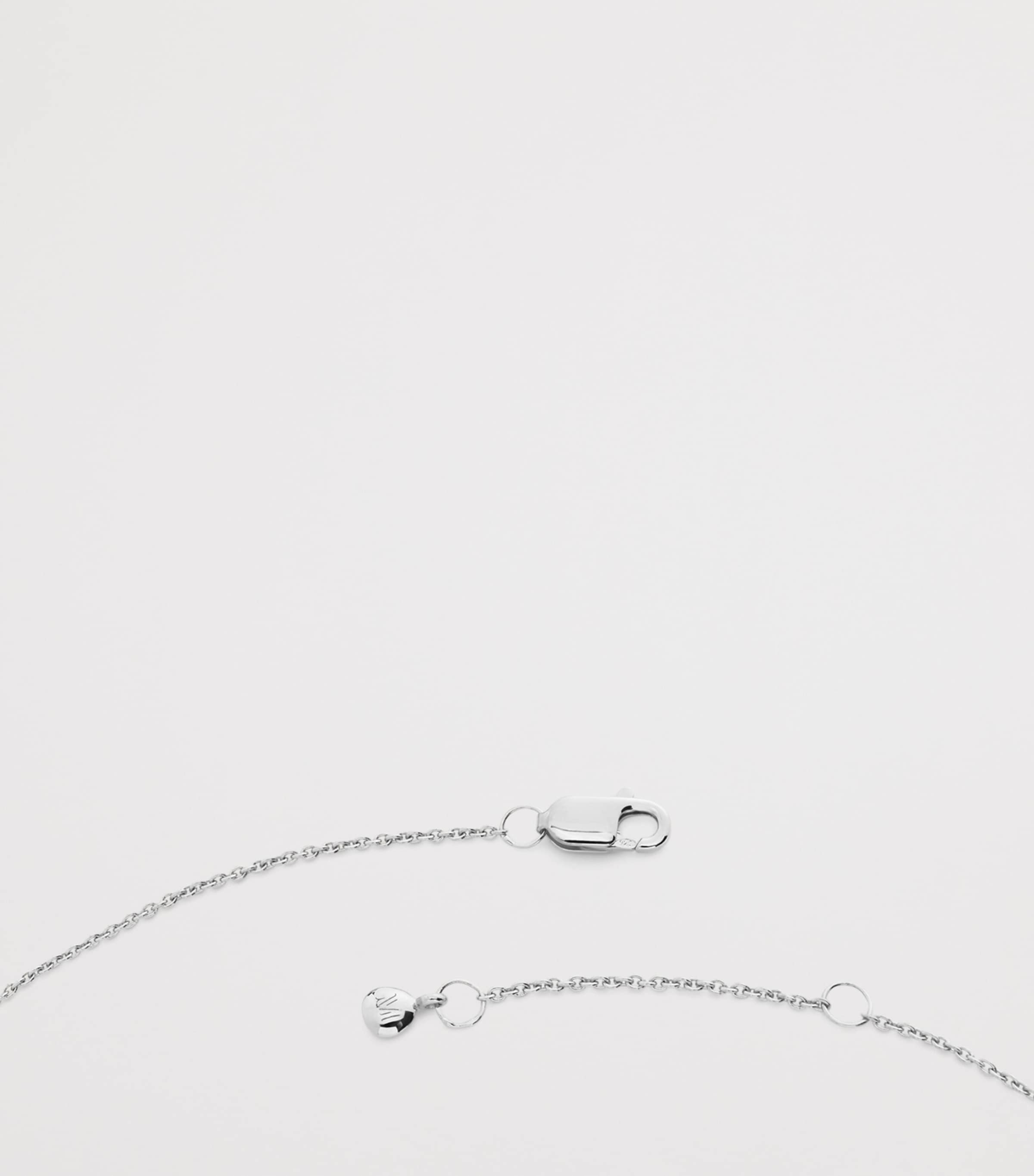 Monica Vinader Sterling Silver Libra Zodiac Necklace Sterling Silver Image 3