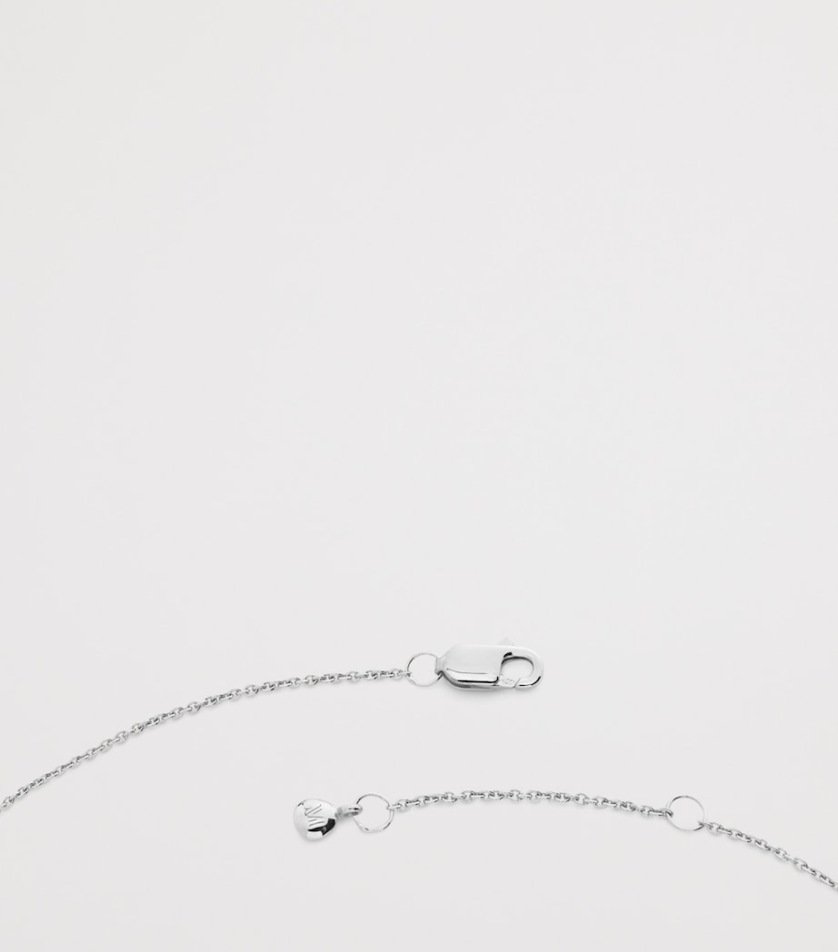 Monica Vinader Sterling Silver Libra Zodiac Necklace Sterling Silver Image 3