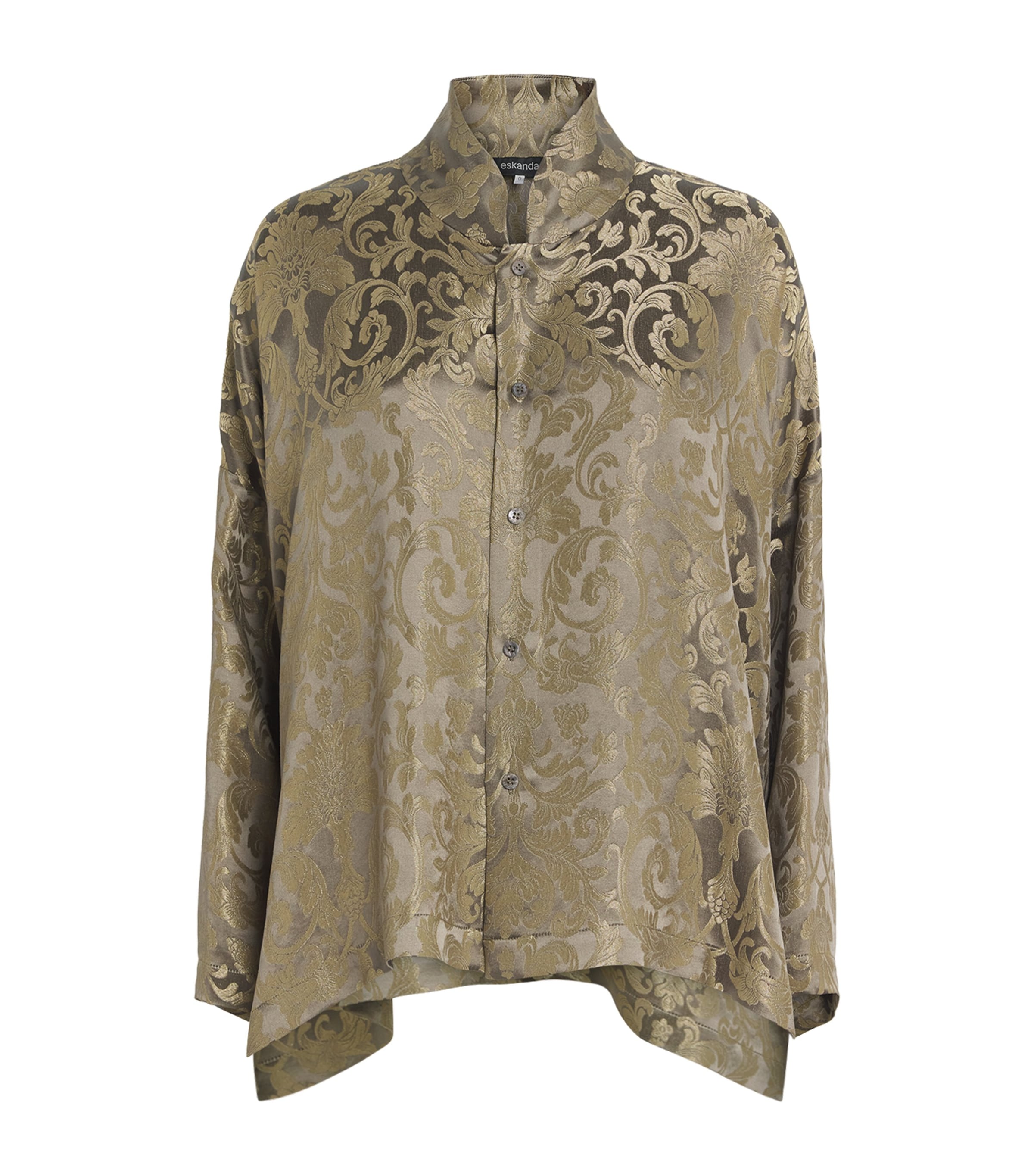 Metallic Jacquard Shirt OLIVDARK Image 1
