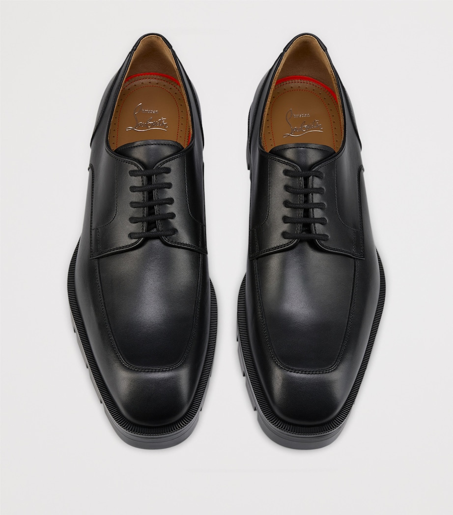 Davisol Lion Leather Derby Shoes BK01 Image 3