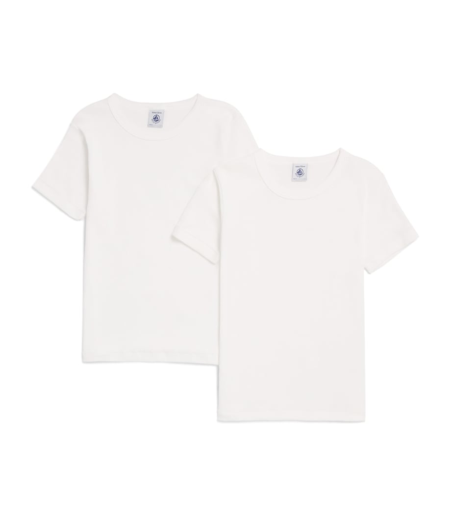 Petit Bateau Set of 2 Cotton T-Shirts (4-12 Years) Multi Image 1