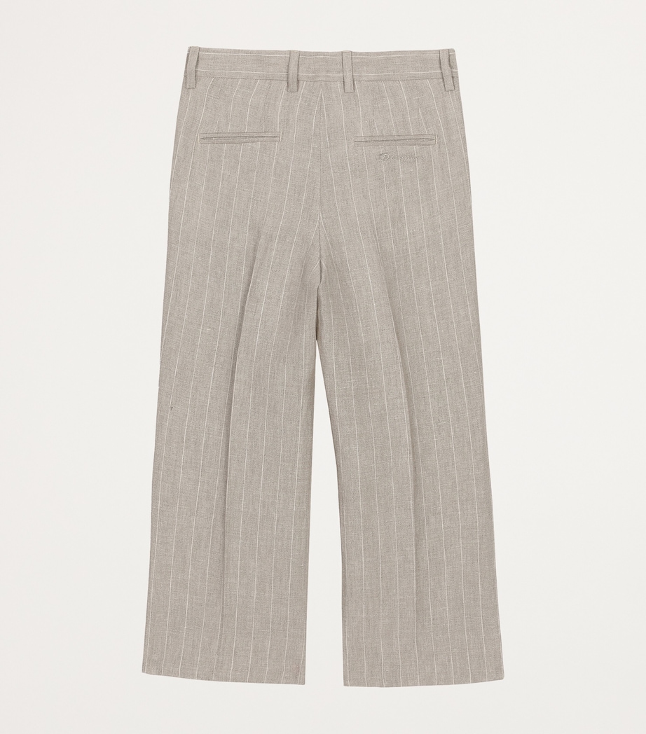 Linen Striped Trousers (8-12+ Years) S8051-ST Image 2