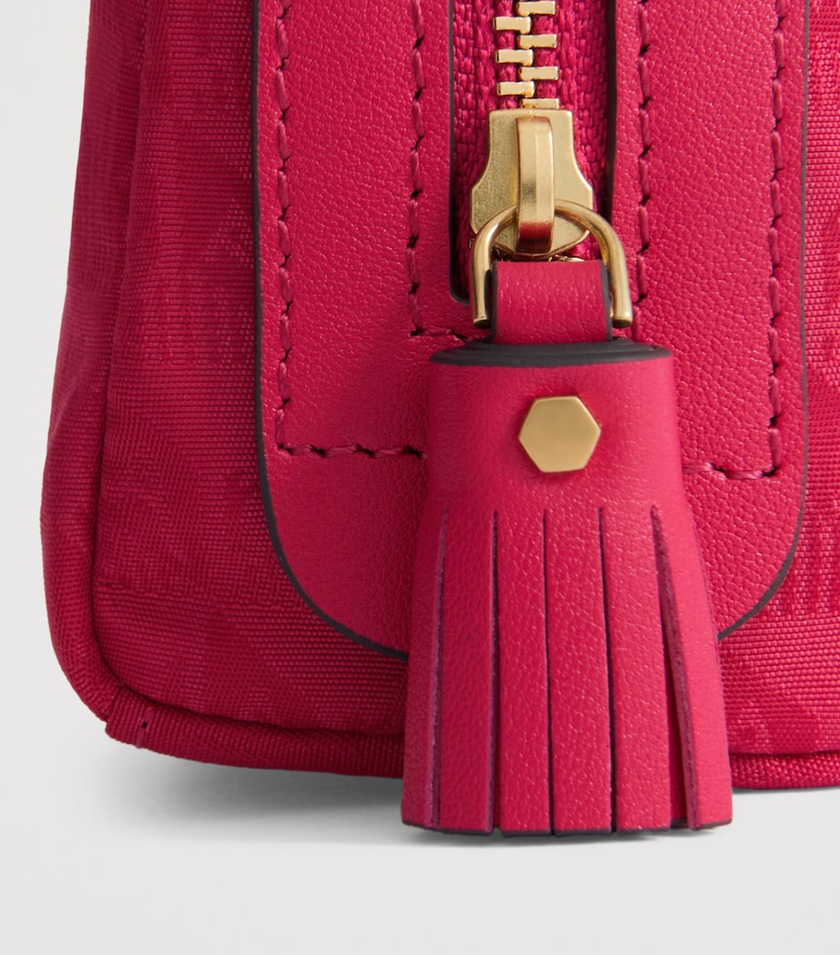 Jacquard Logo Girlie Stuff Pouch MAGENTA Image 4