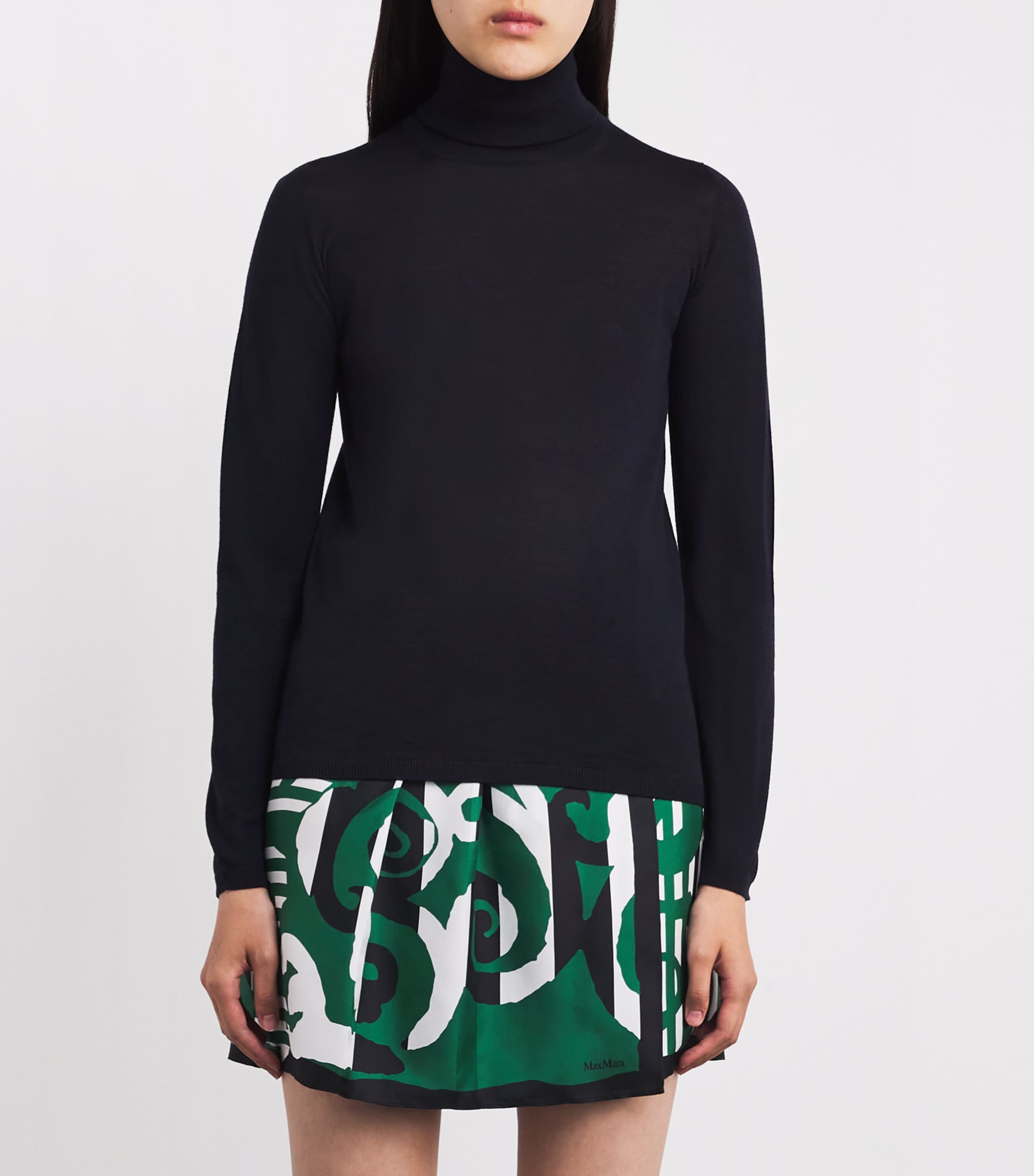 Virgin Wool Roll-Neck Sweater ULTRAMARINE Image 3