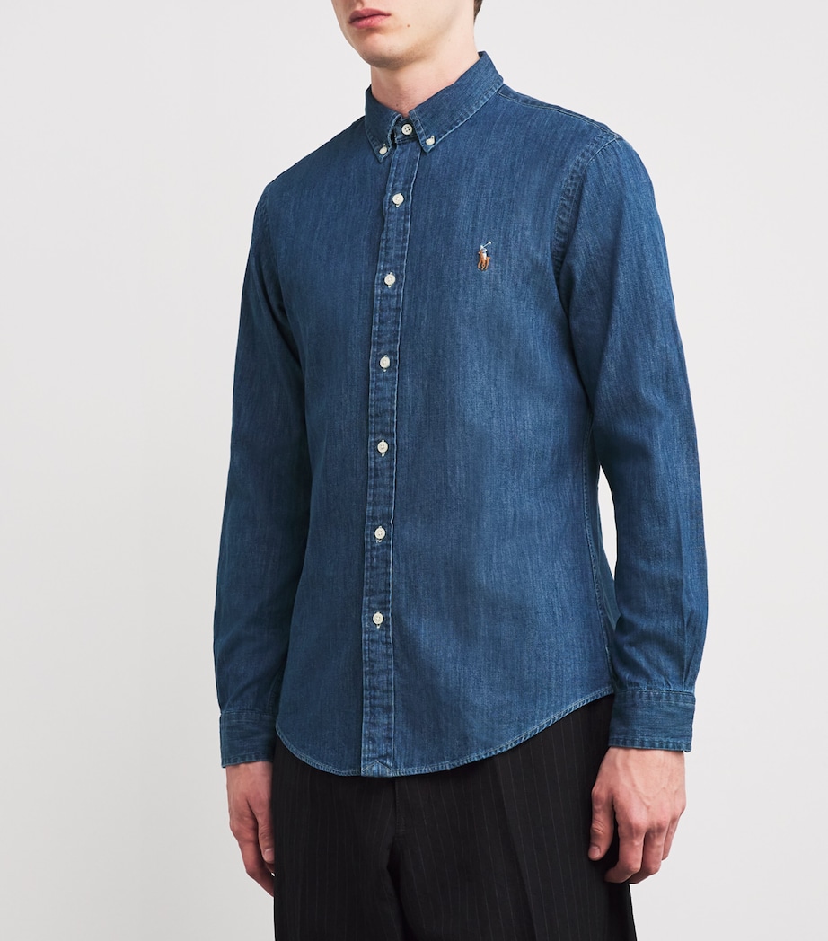 Denim Oxford Shirt BLUE Image 3