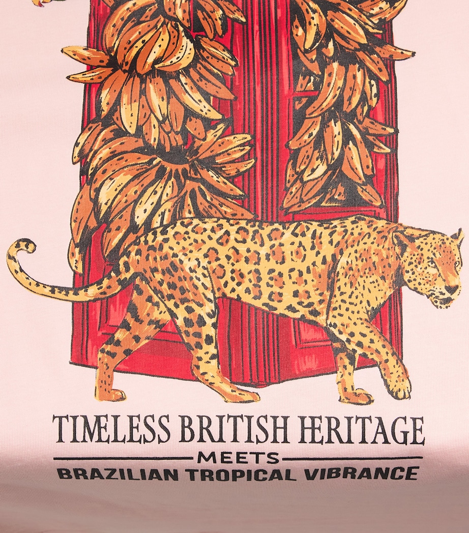 x FARM Rio Cotton Maria Clara T-Shirt ROSA Image 5